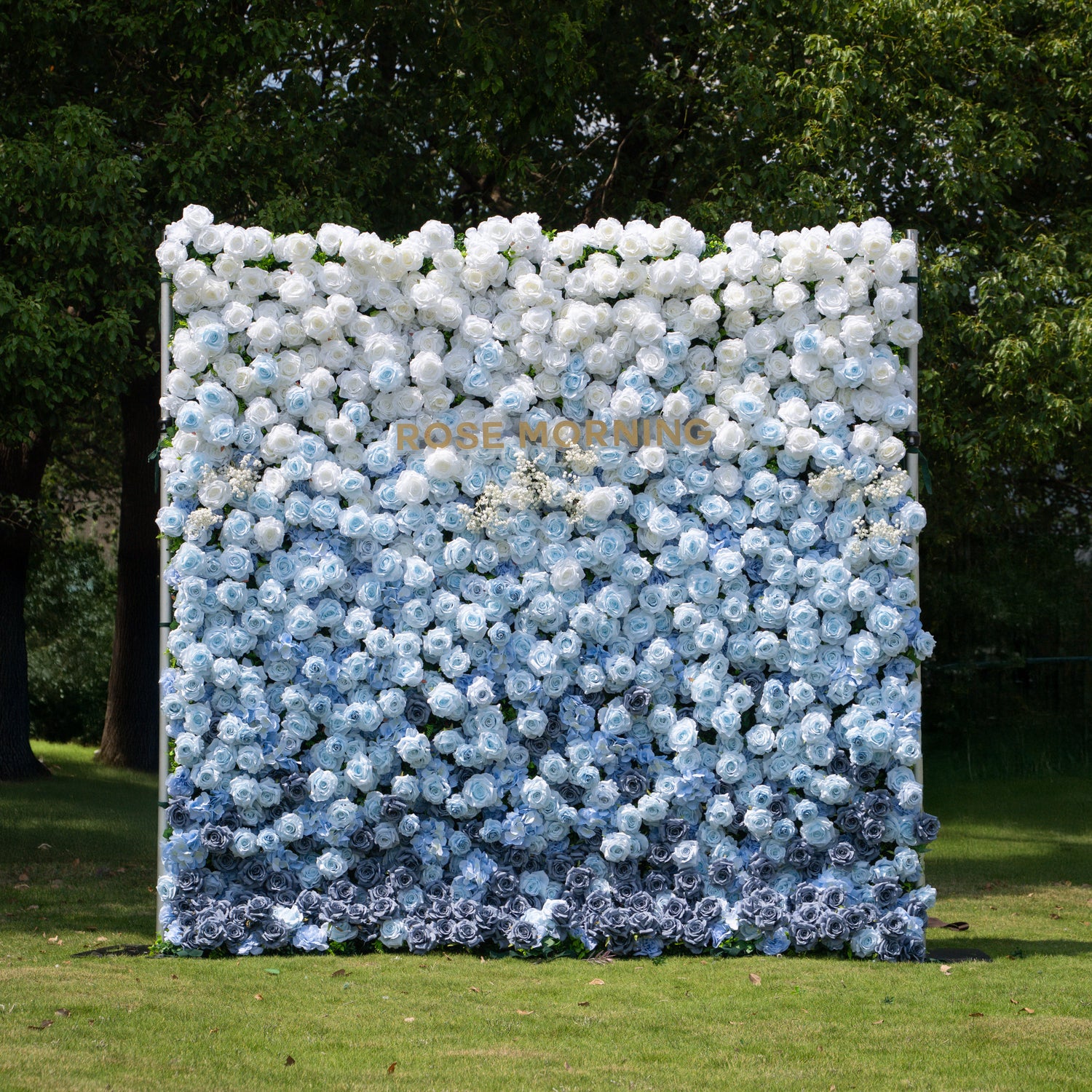 Cool:3D Fabric Artificial rolling up curtain flower wall
