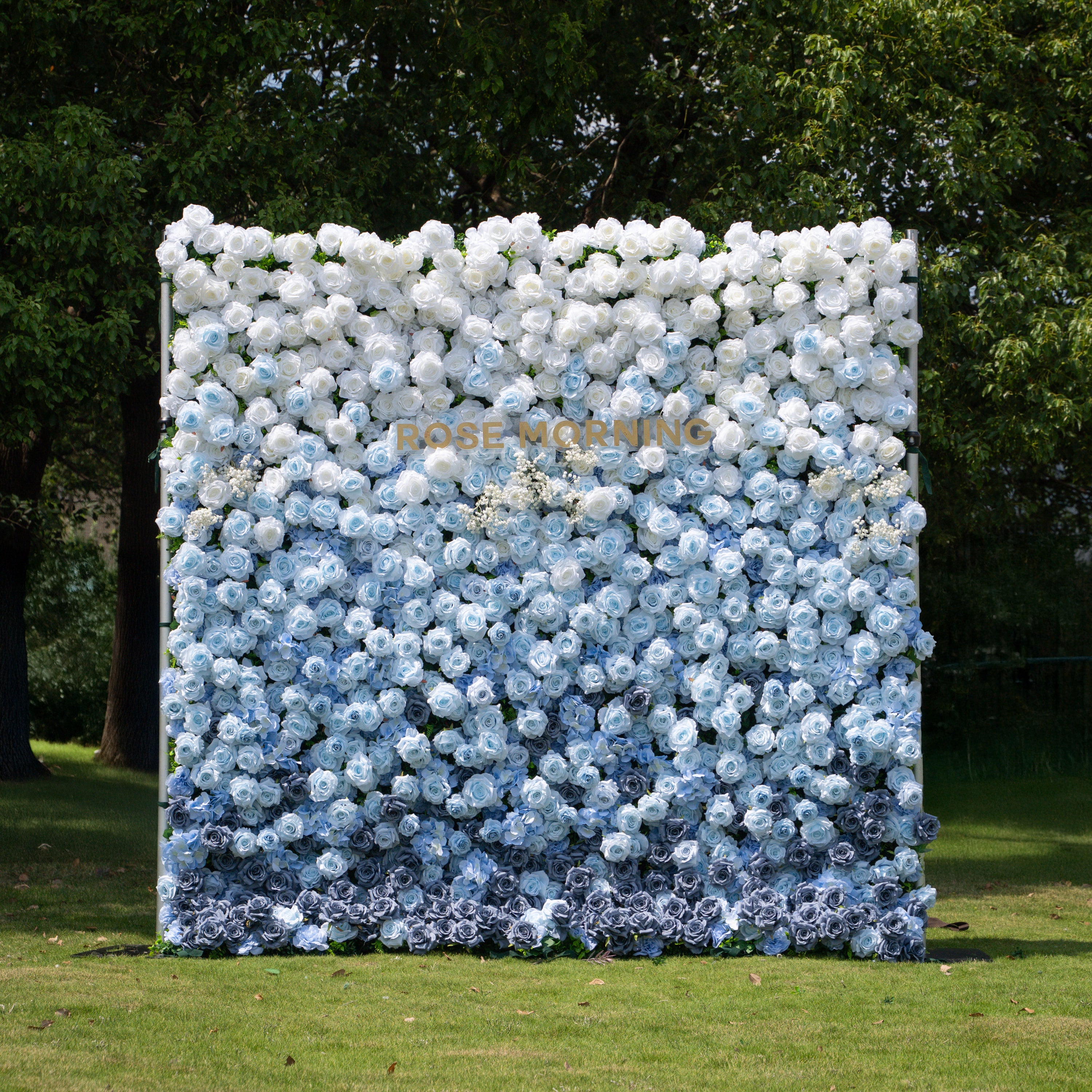 Cool:Fabric Artificial rolling up curtain flower wall