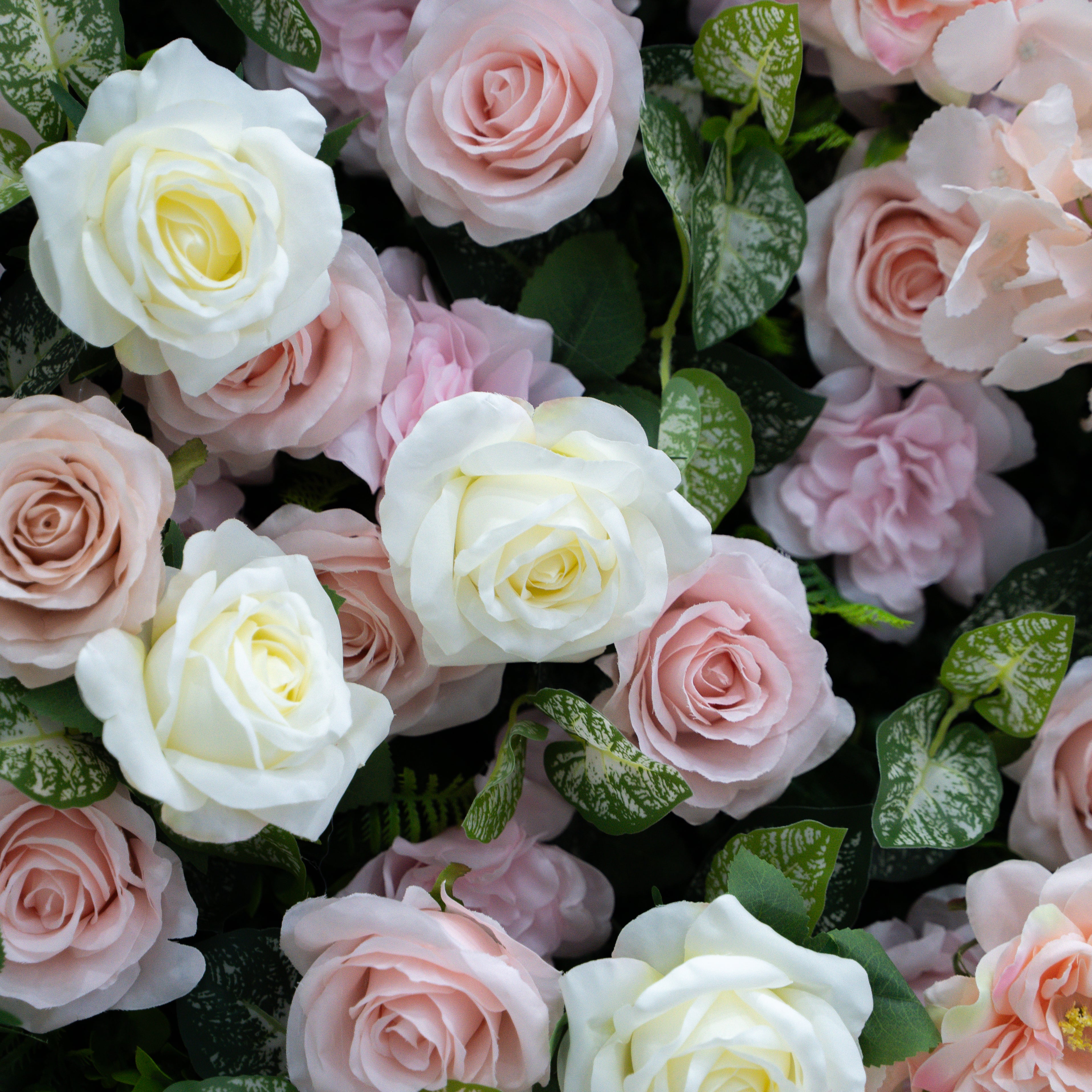 UL829:3D Unique Limited Fabric Artificial rolling up curtain flower wall (The ONLY ONE piece in the world)