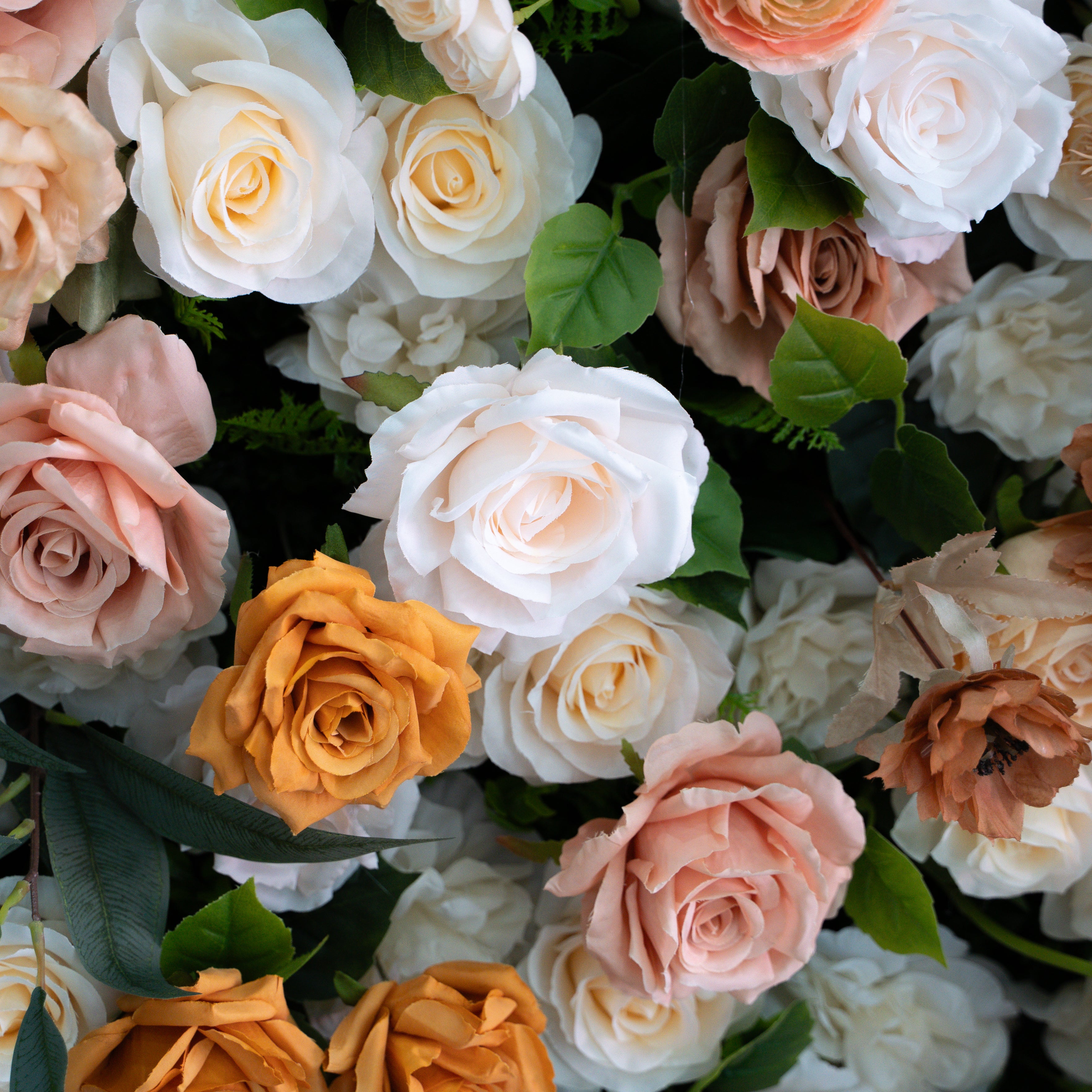 UL828:3D Unique Limited Fabric Artificial rolling up curtain flower wall (The ONLY ONE piece in the world)