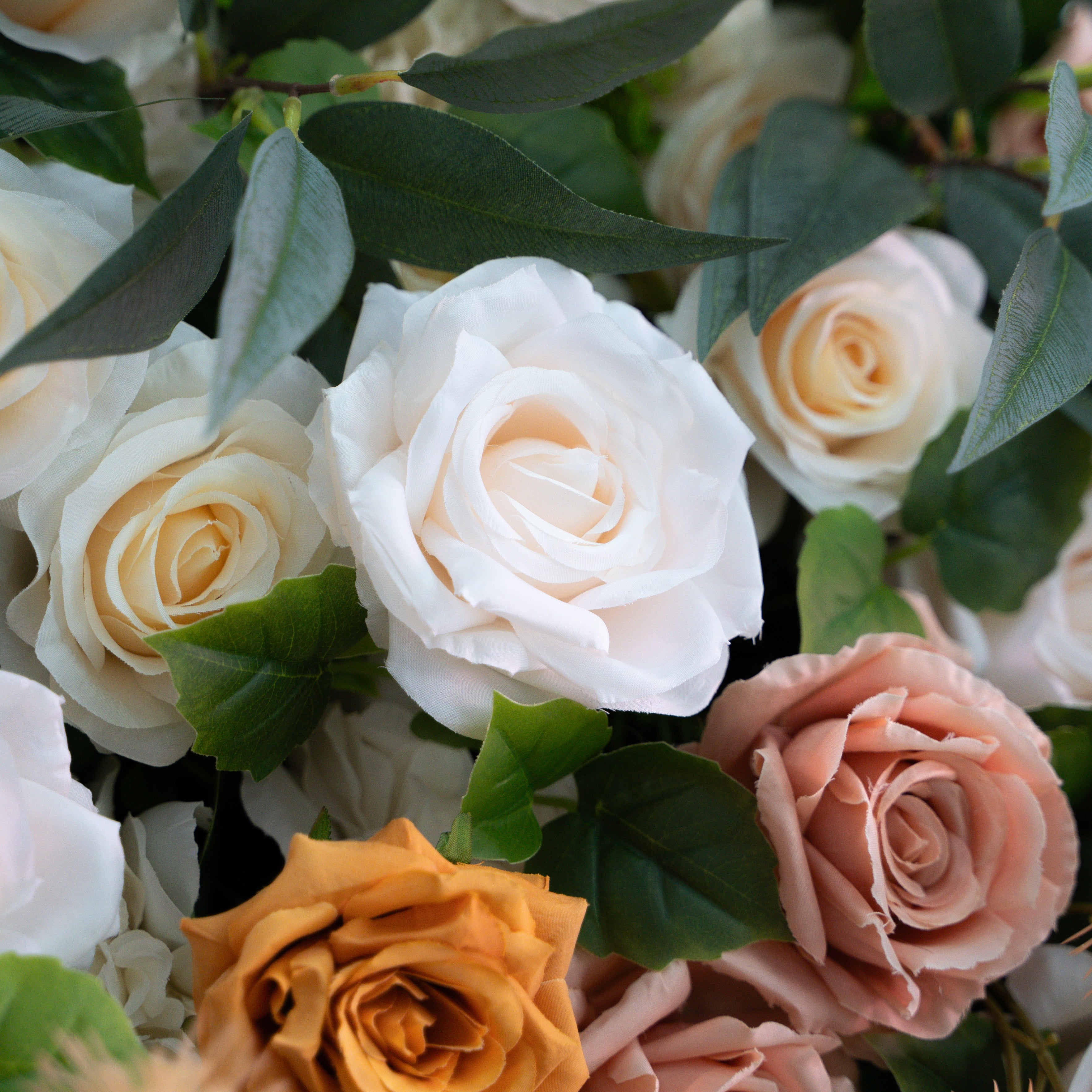 UL828:3D Unique Limited Fabric Artificial rolling up curtain flower wall (The ONLY ONE piece in the world)