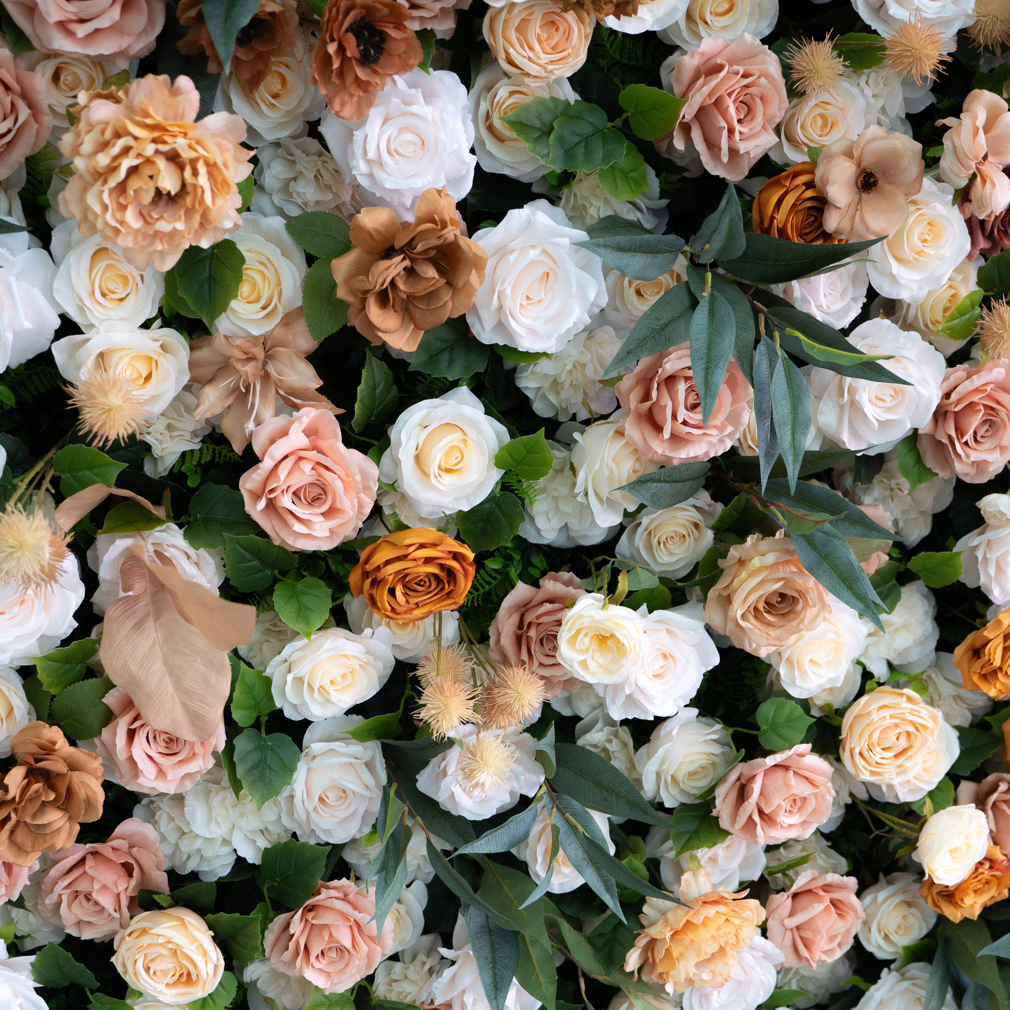 UL828:3D Unique Limited Fabric Artificial rolling up curtain flower wall (The ONLY ONE piece in the world)