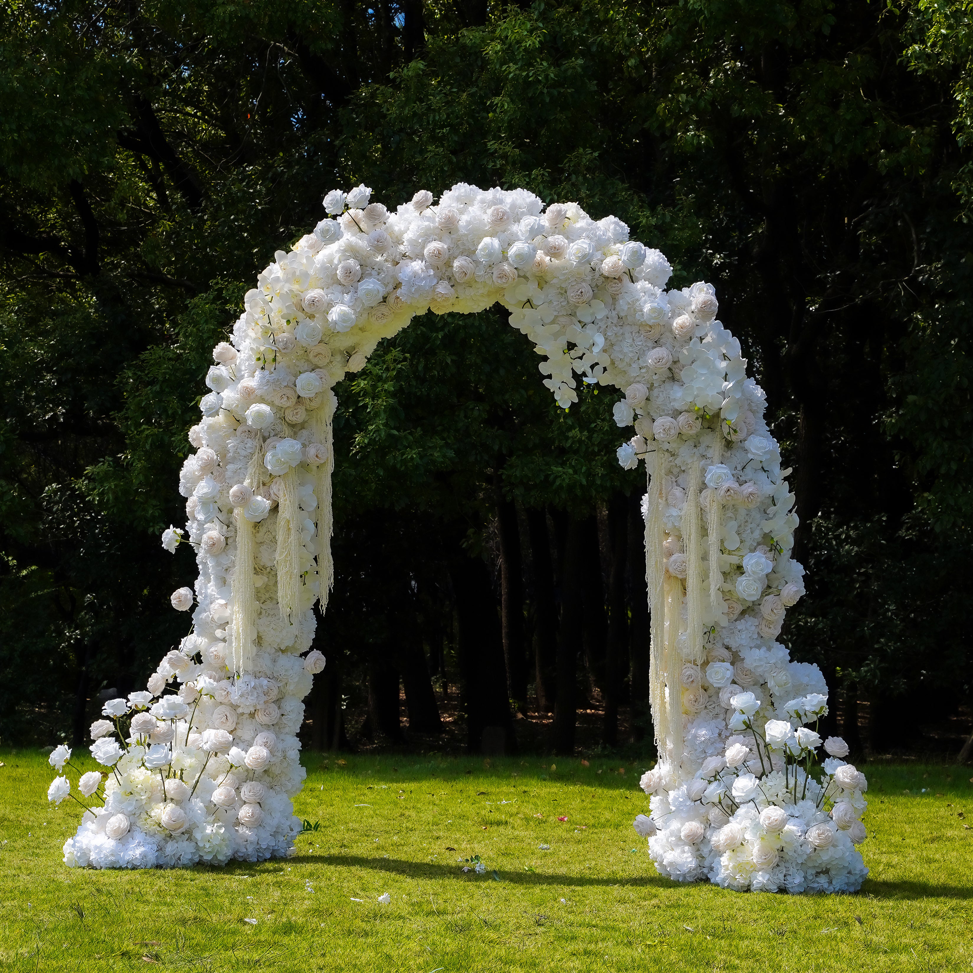 Z013:2023 New Wedding Party Background Floral Arch Decoration Including Frame Rose Morning
