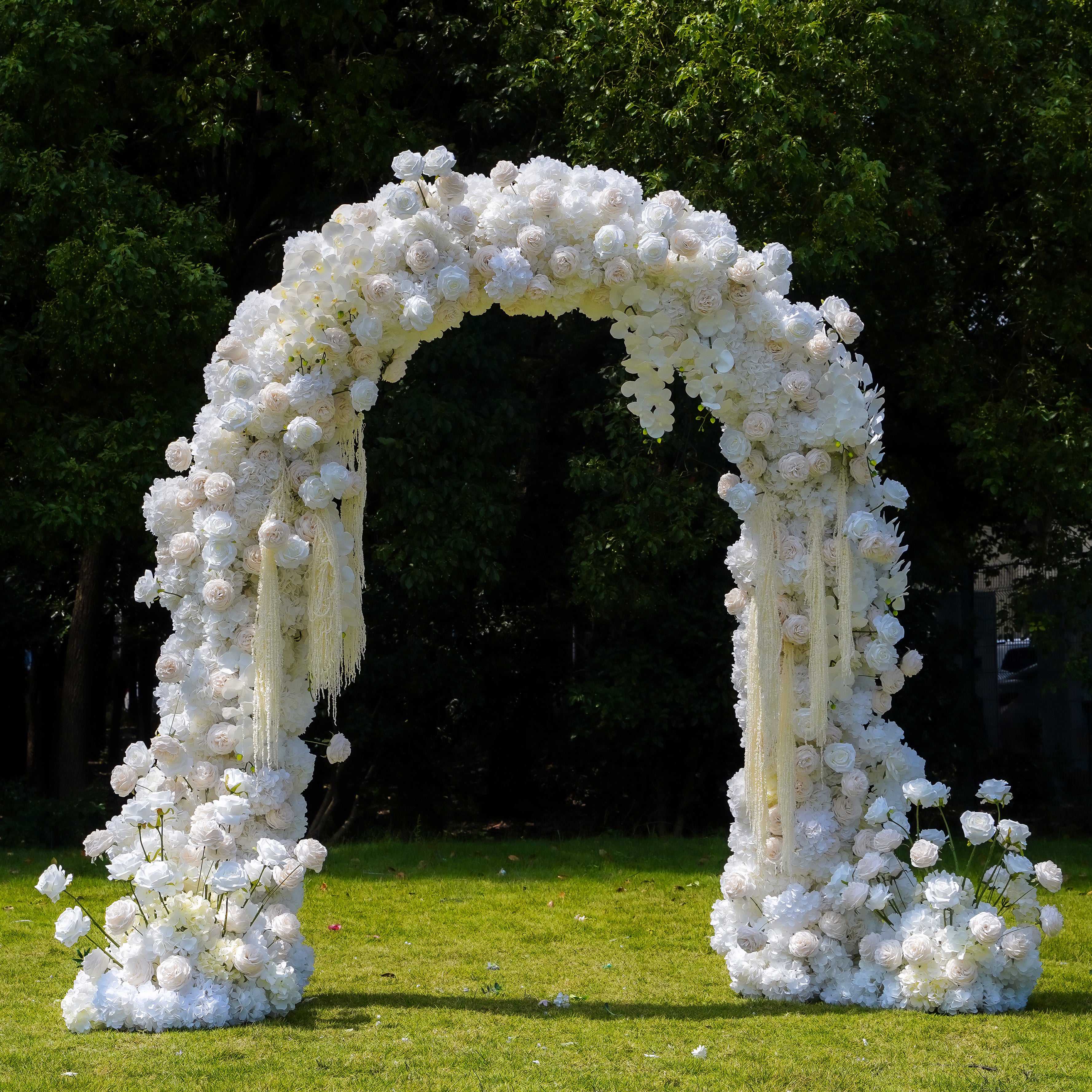 Z013:2023 New Wedding Party Background Floral Arch Decoration Including Frame Rose Morning