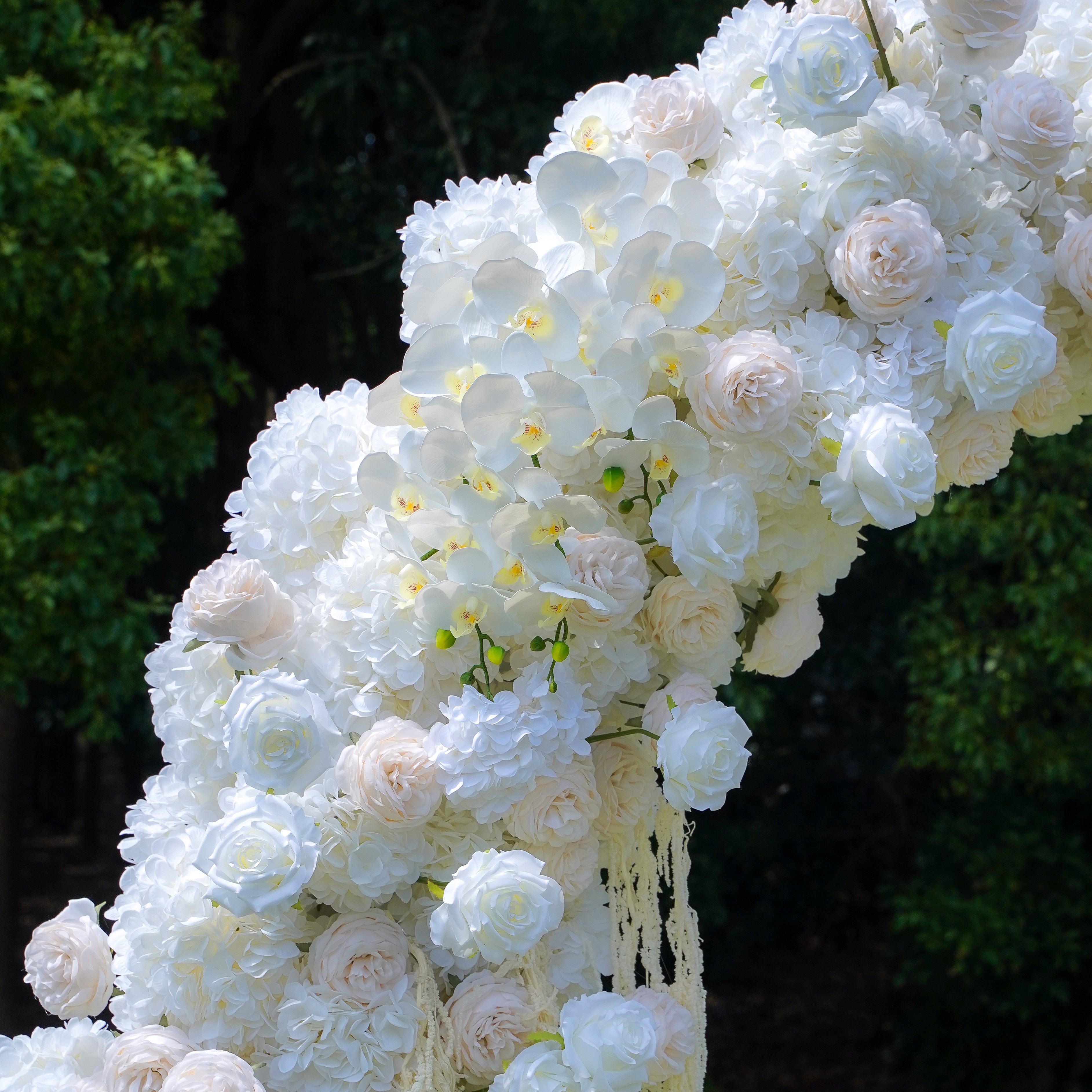 Z013:2023 New Wedding Party Background Floral Arch Decoration Including Frame Rose Morning
