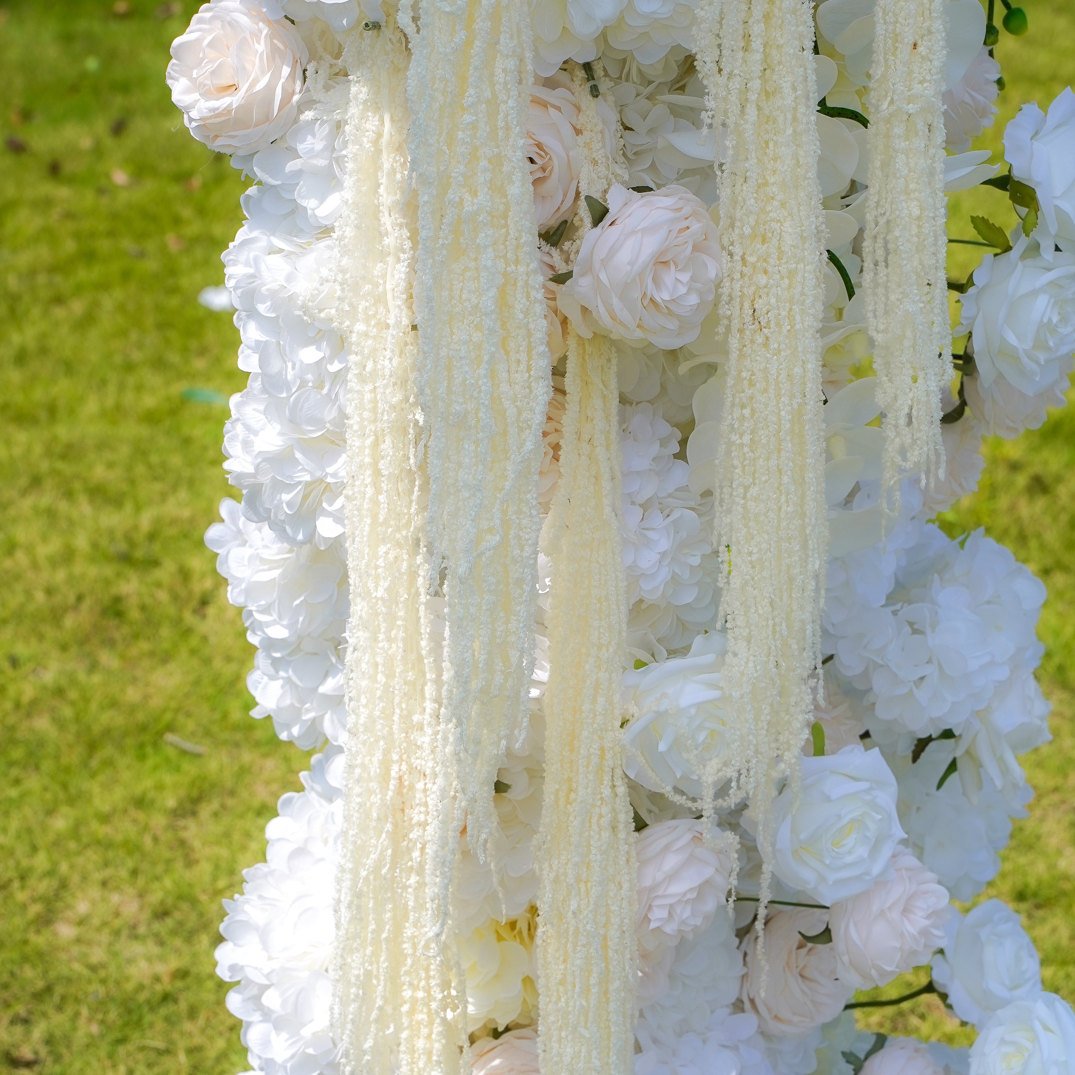Z013:2023 New Wedding Party Background Floral Arch Decoration Including Frame Rose Morning