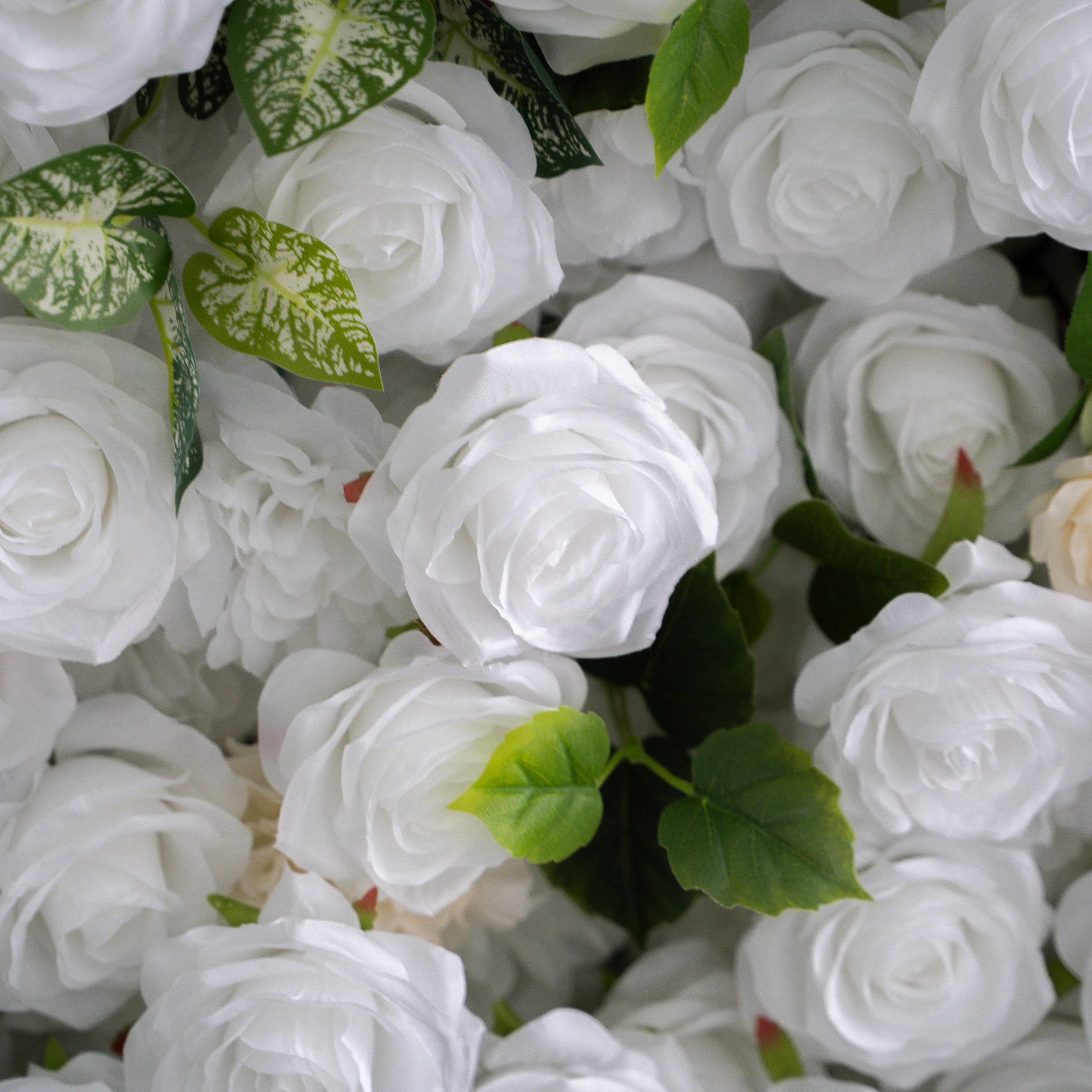 UL901:3D Unique Limited Fabric Artificial rolling up curtain flower wall (The ONLY ONE piece in the world)