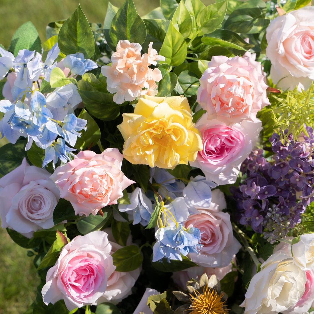 Power:5D Fabric Artificial rolling up curtain flower wall