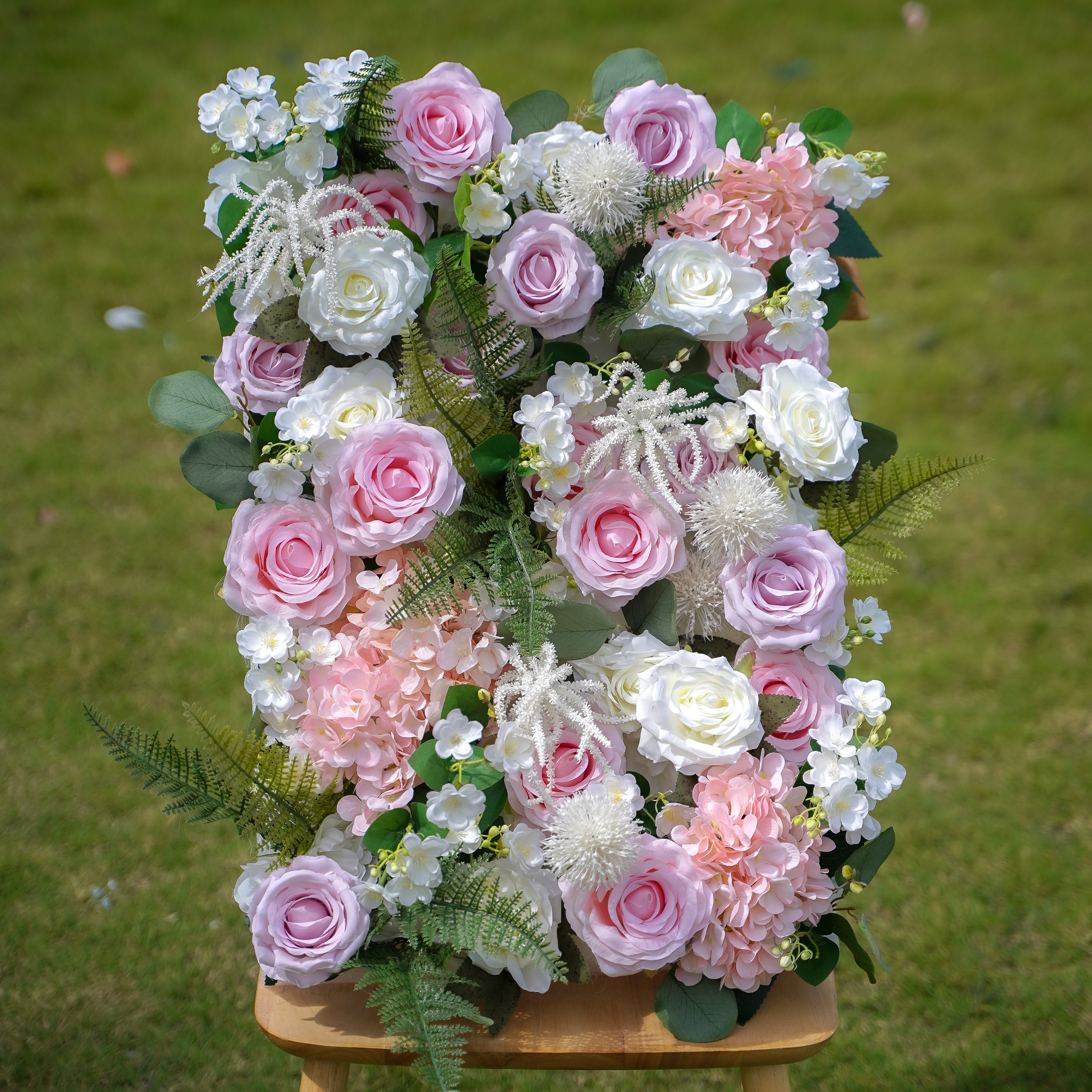 katherine:5D 2023 New Fabric Artificial rolling up curtain flower wall Rose Morning