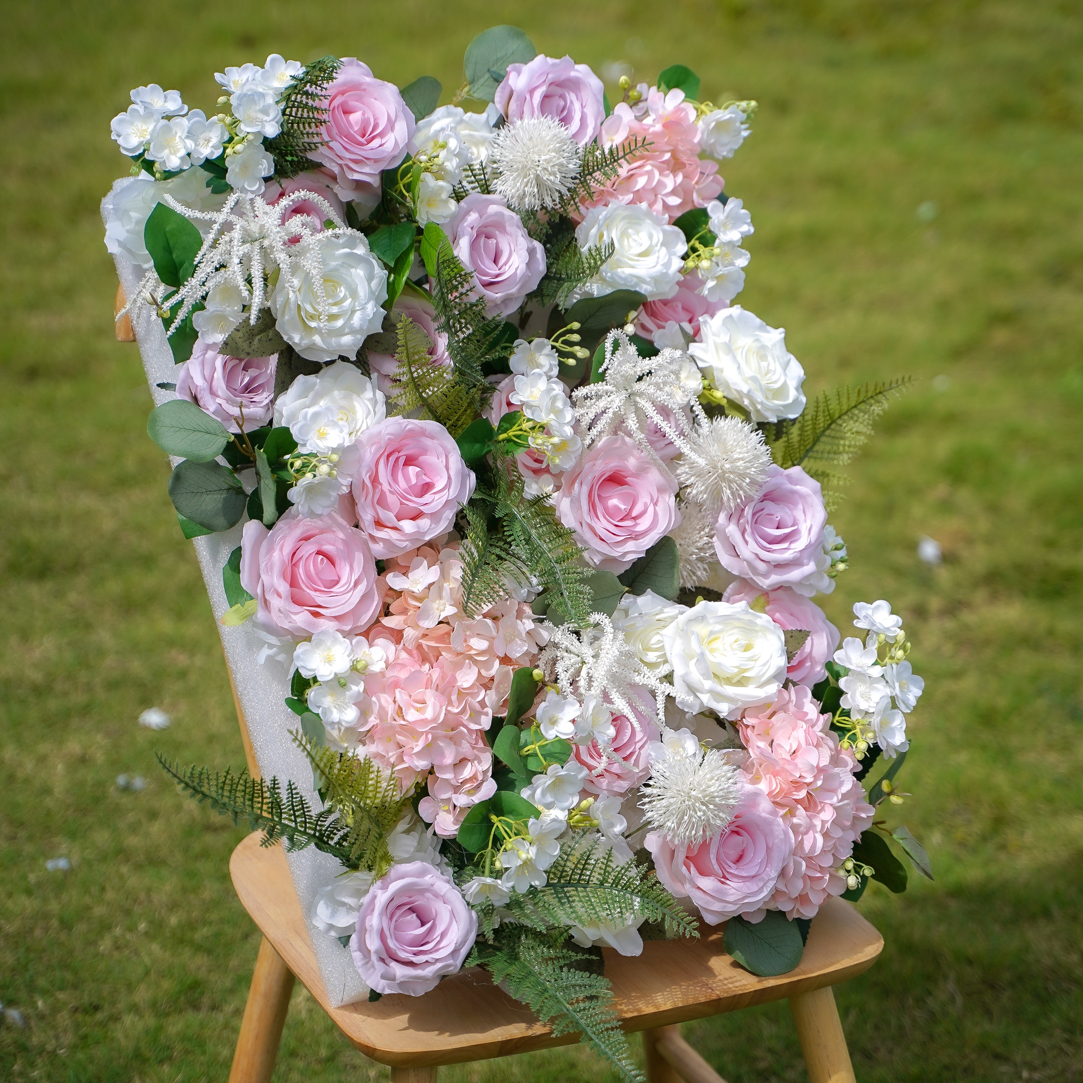 katherine:5D 2023 New Fabric Artificial rolling up curtain flower wall Rose Morning