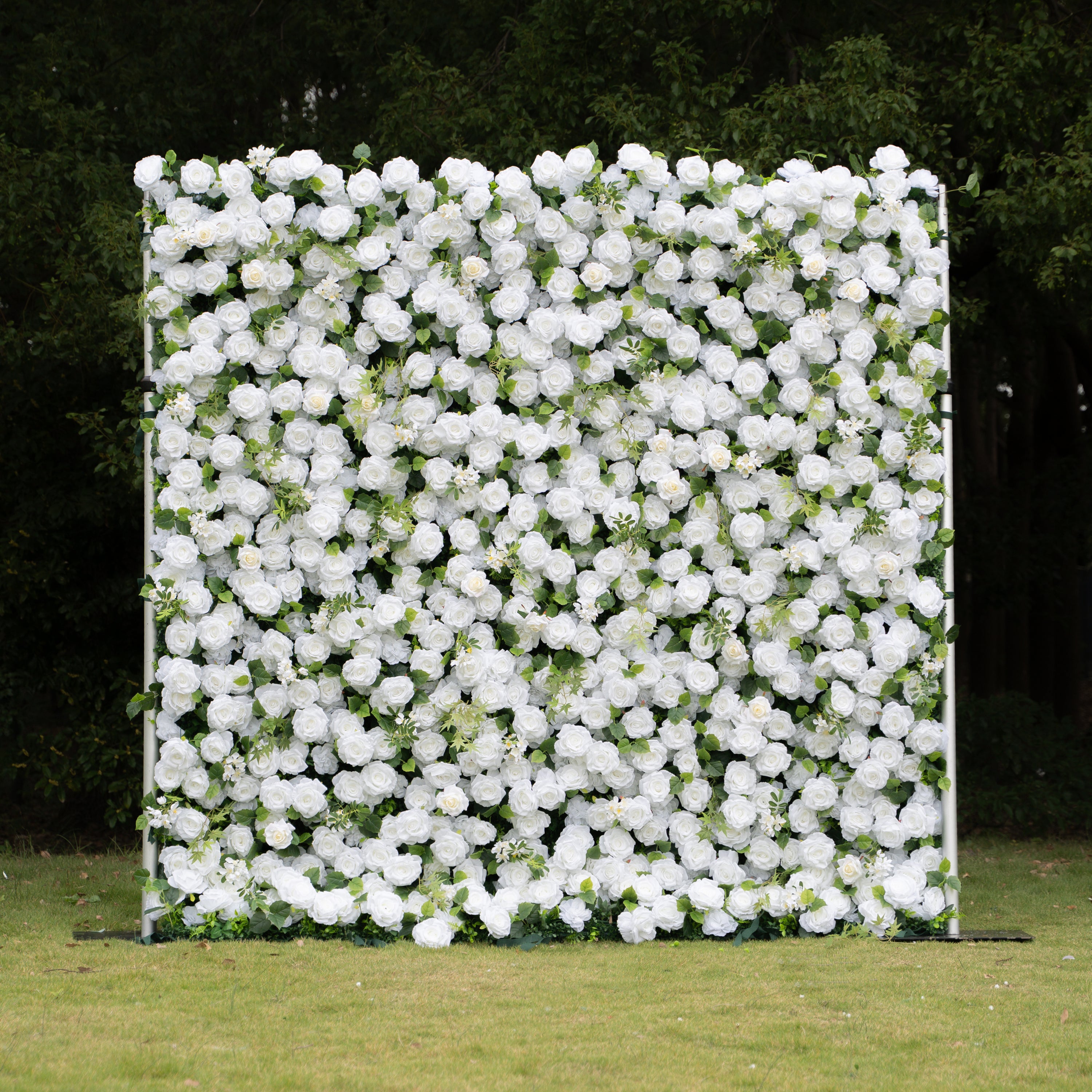 Eira:3D Fabric Artificial rolling up curtain flower wall