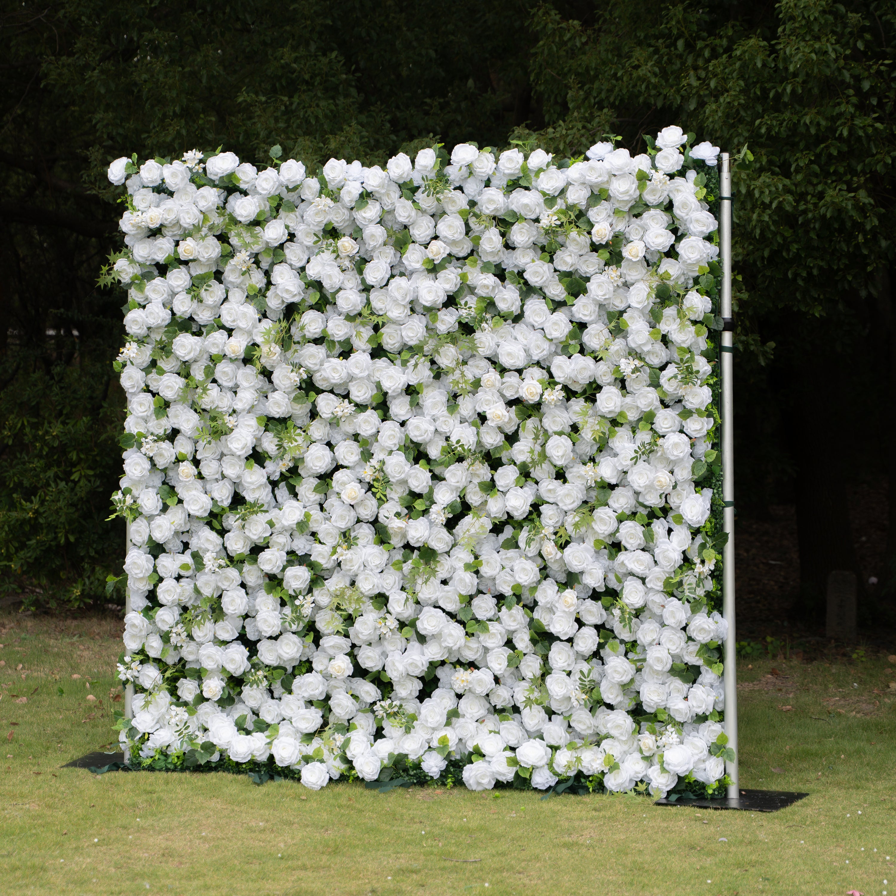 Eira:3D Fabric Artificial rolling up curtain flower wall
