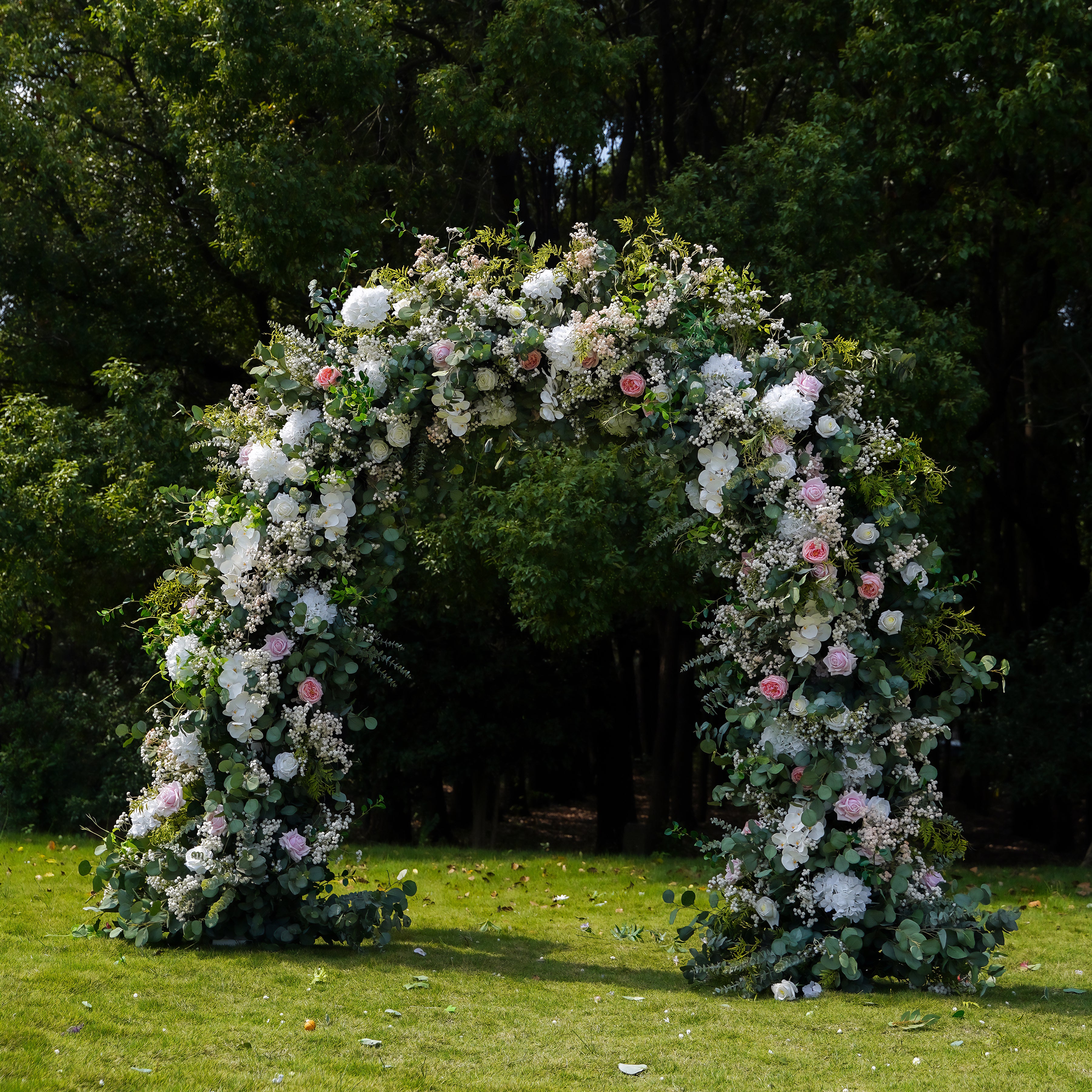 Jean Wedding Party Background Floral Arch Decoration Rose Morning