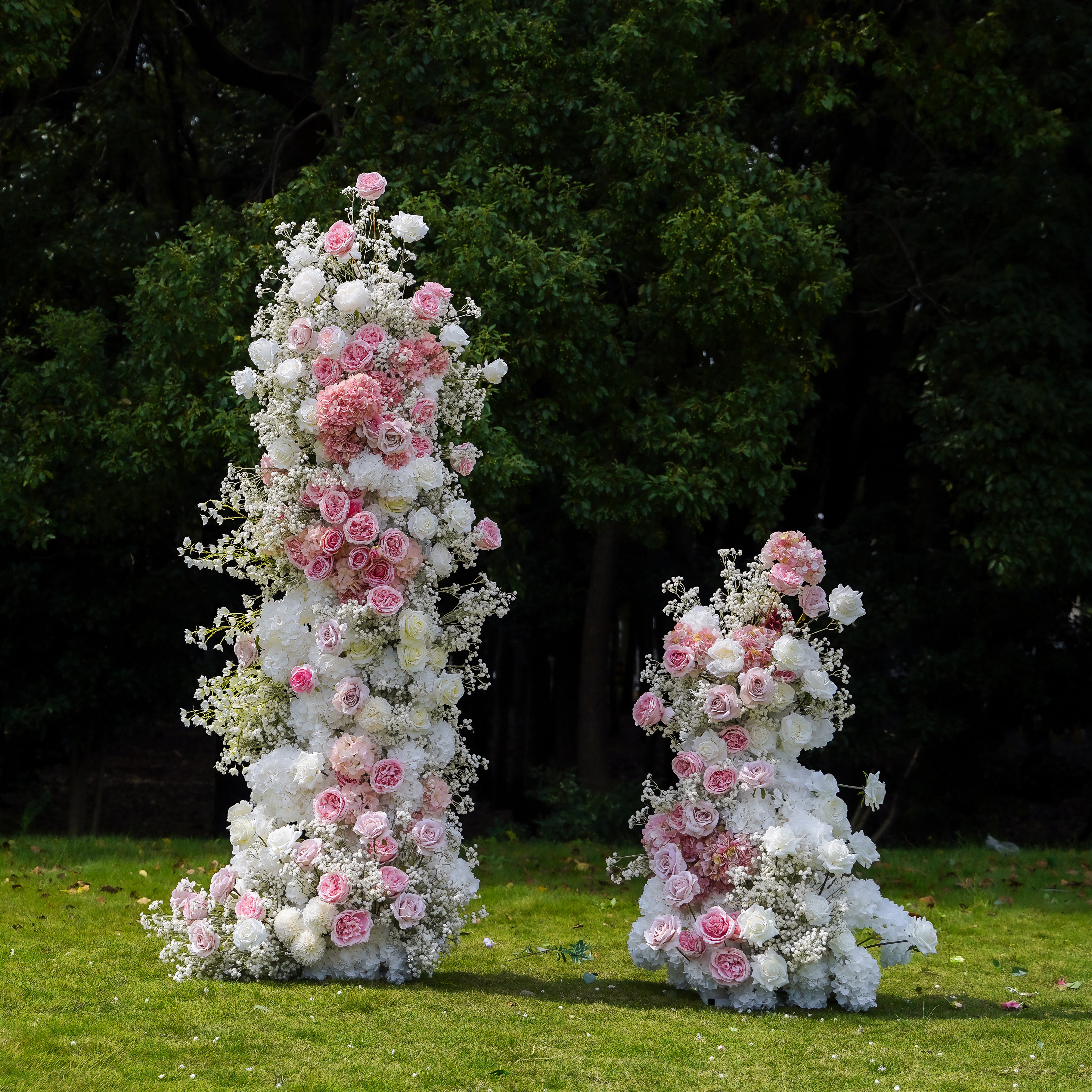 Dawn 2023 New Wedding Party Background Floral Arch Decoration Rose Morning