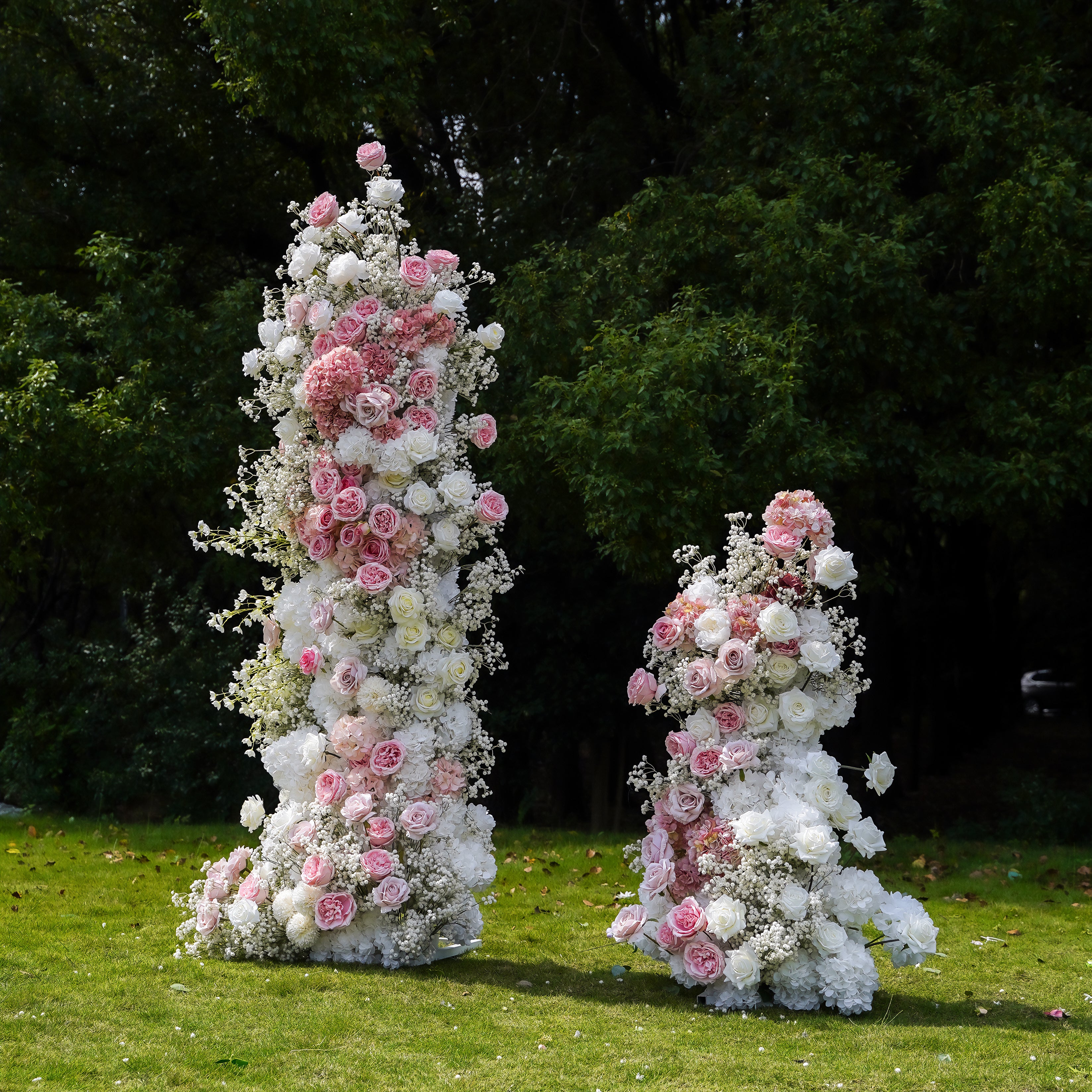 Dawn 2023 New Wedding Party Background Floral Arch Decoration Rose Morning