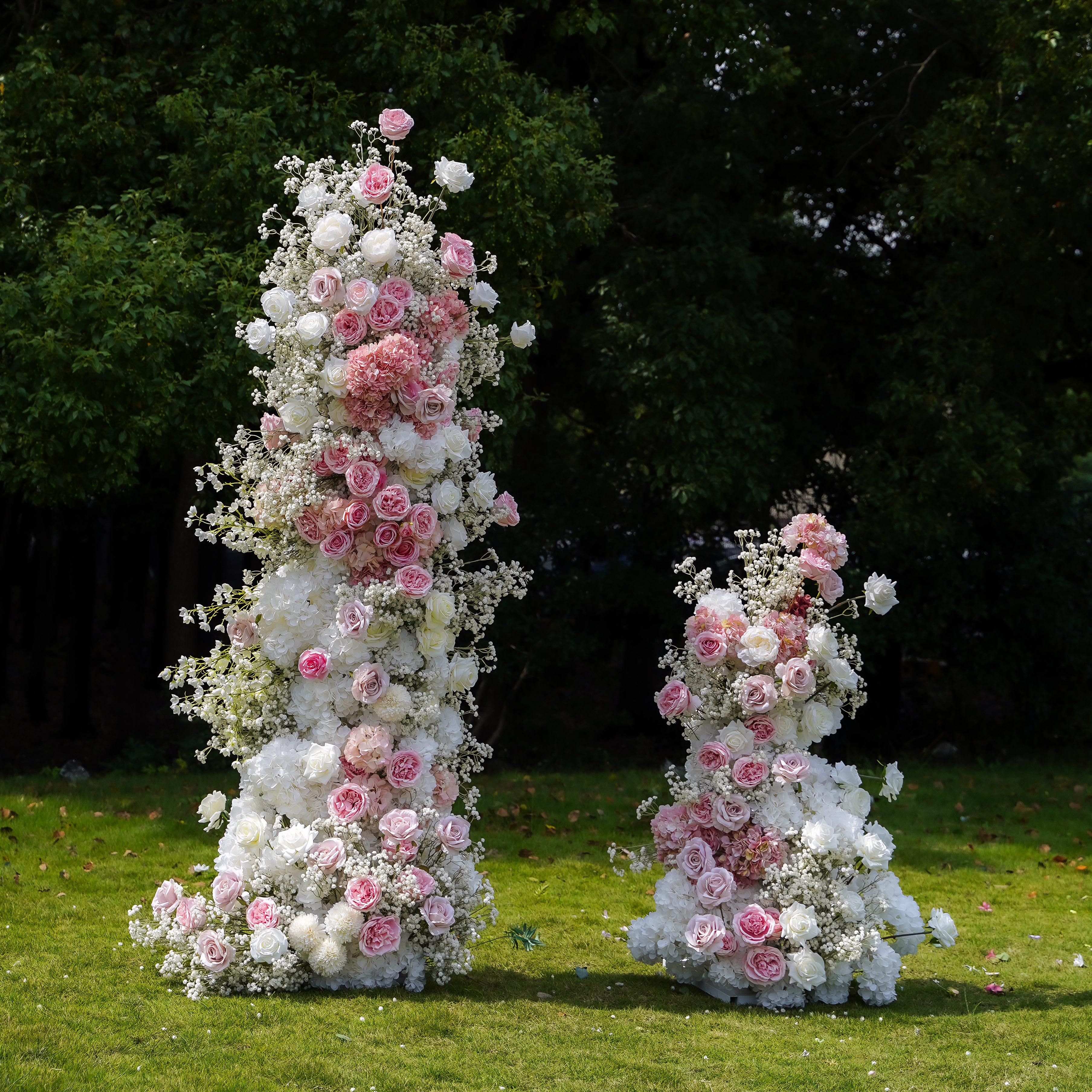 Dawn 2023 New Wedding Party Background Floral Arch Decoration Rose Morning