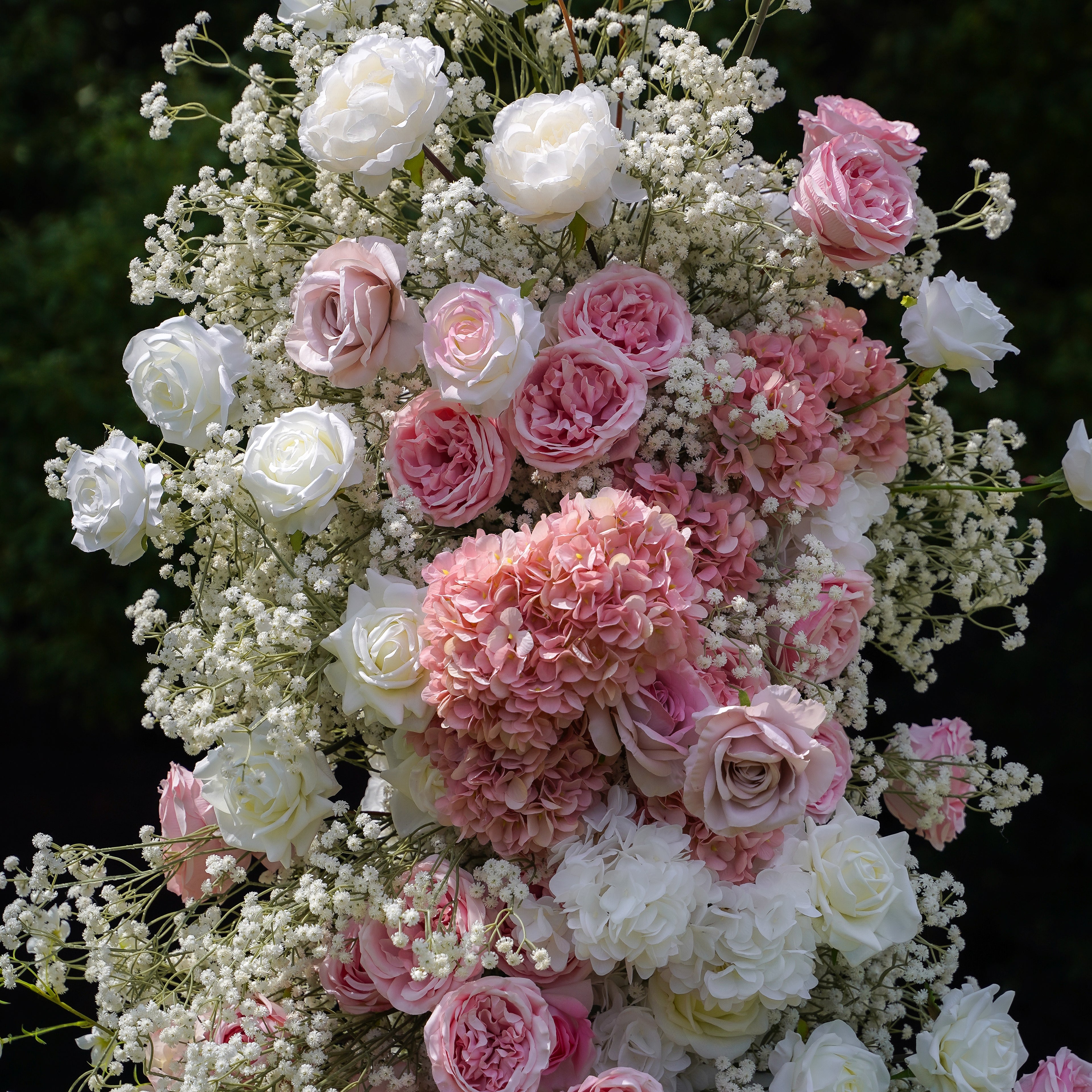 Dawn 2023 New Wedding Party Background Floral Arch Decoration Rose Morning