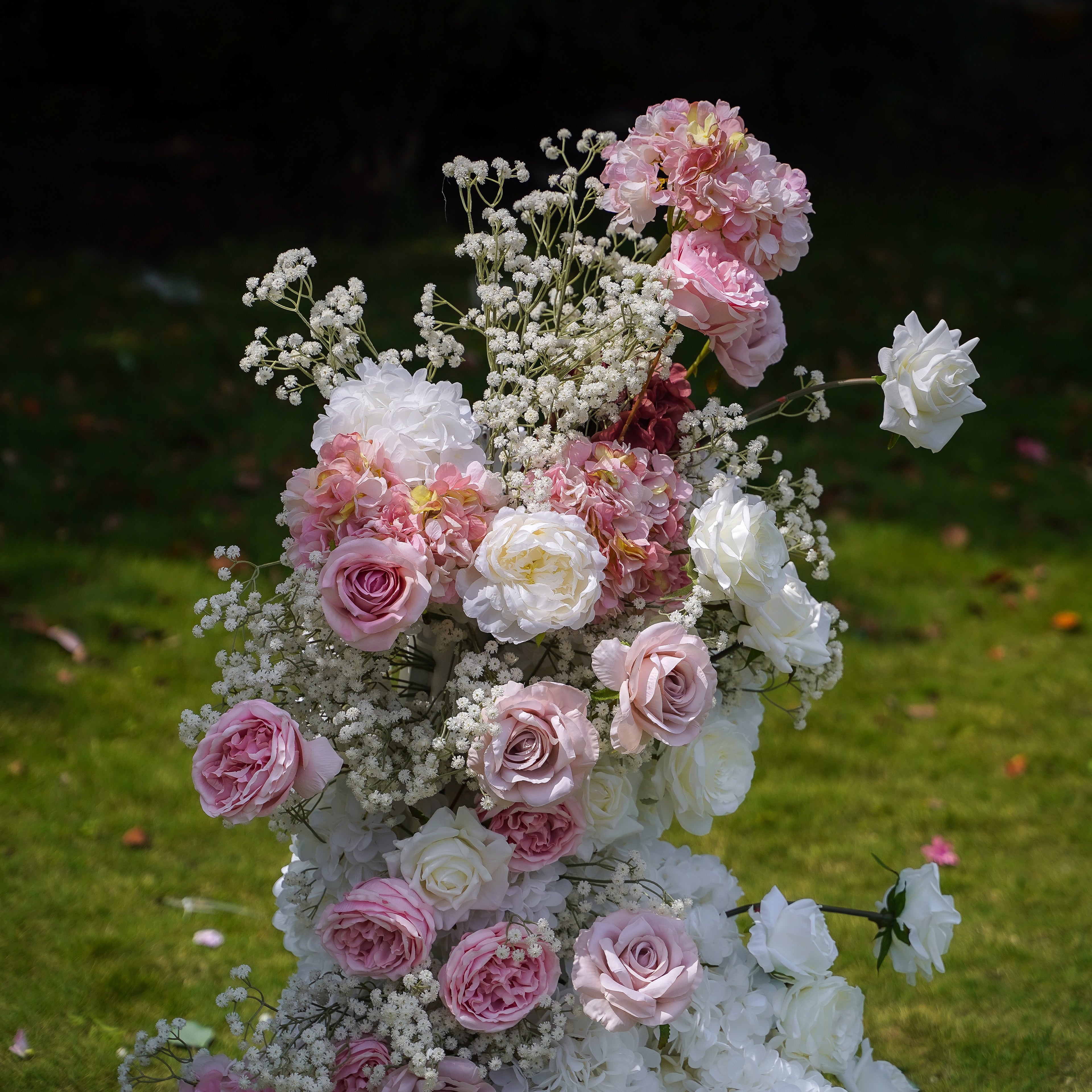 Dawn 2023 New Wedding Party Background Floral Arch Decoration Rose Morning