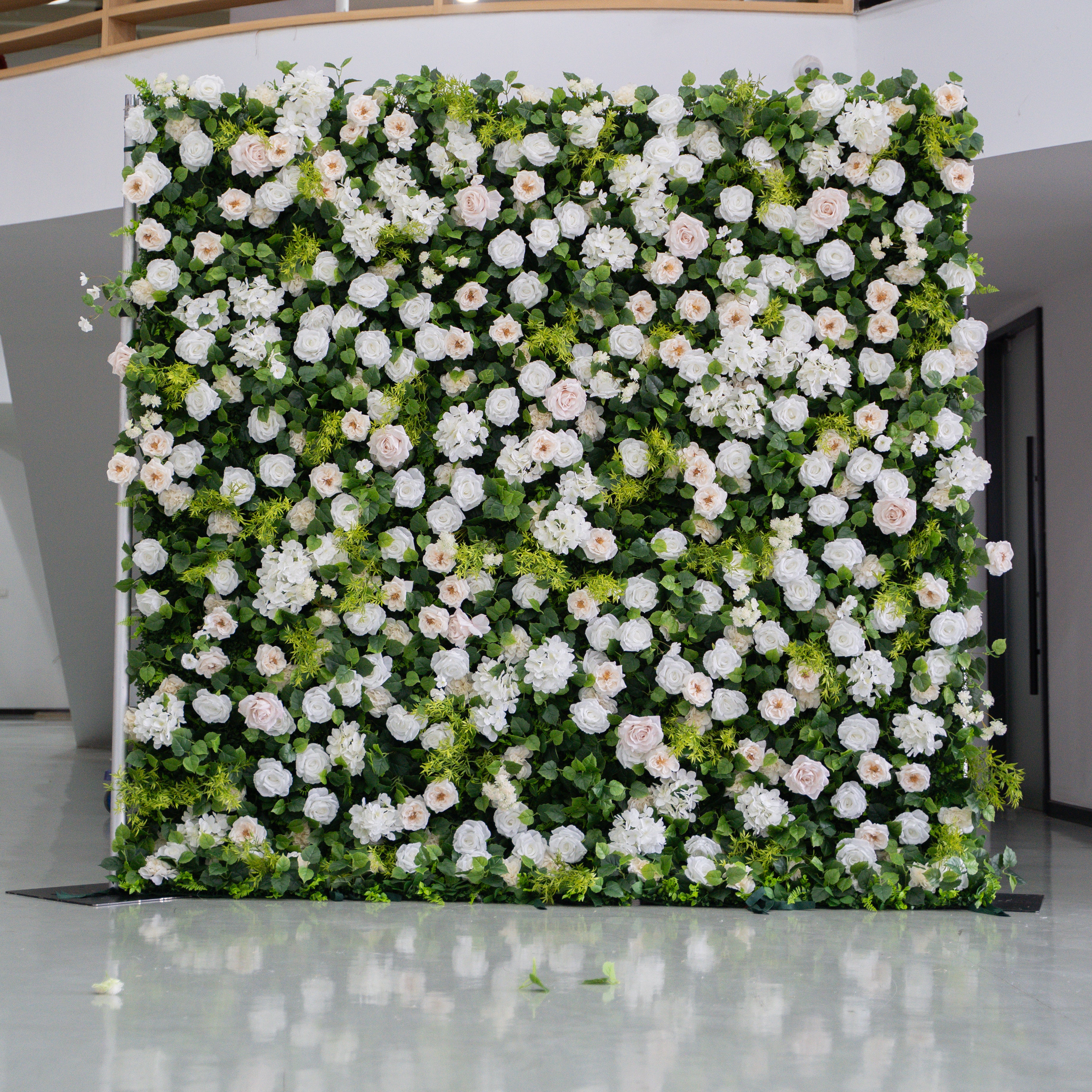 Forever: 3D Layered Flower Wall - Luxury Silk Rolling Backdrop (In US Stock 5-7 Days Delivered)
