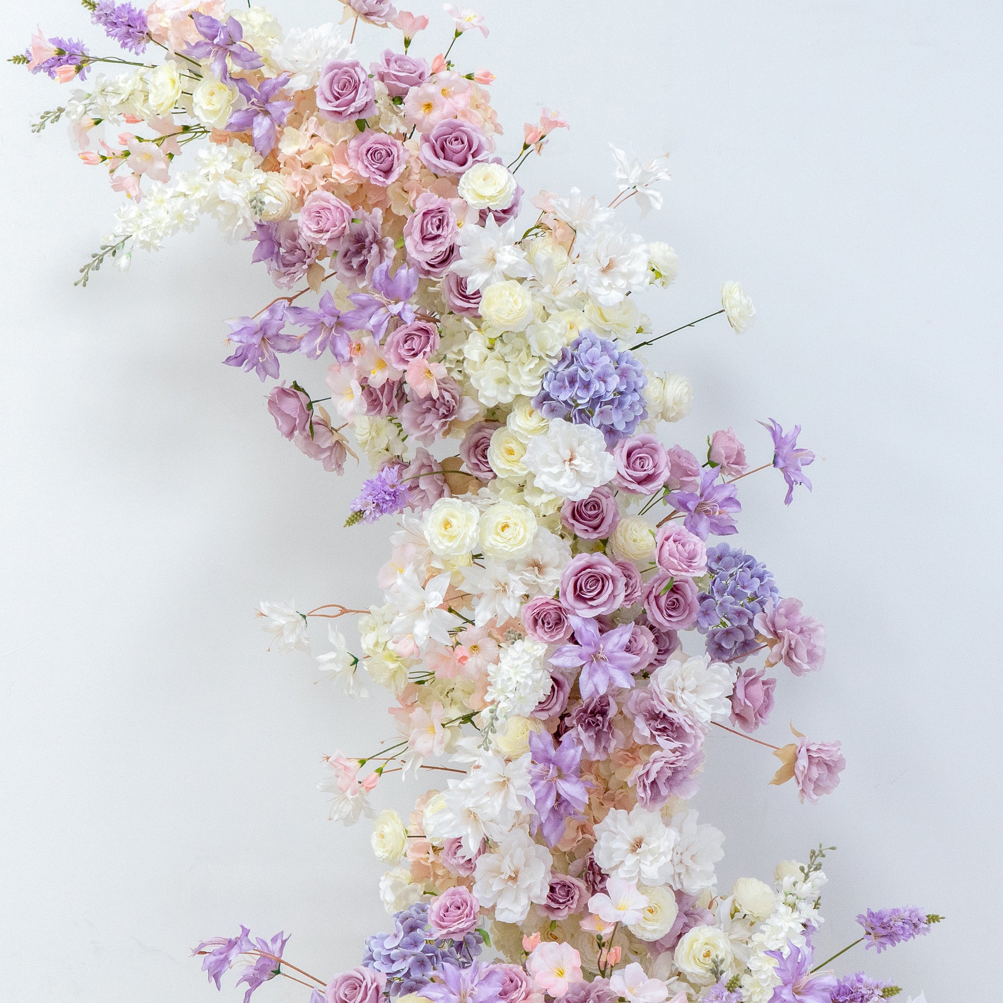 Chloris: Wedding Party Background Floral Arch Decoration (Including Frame)