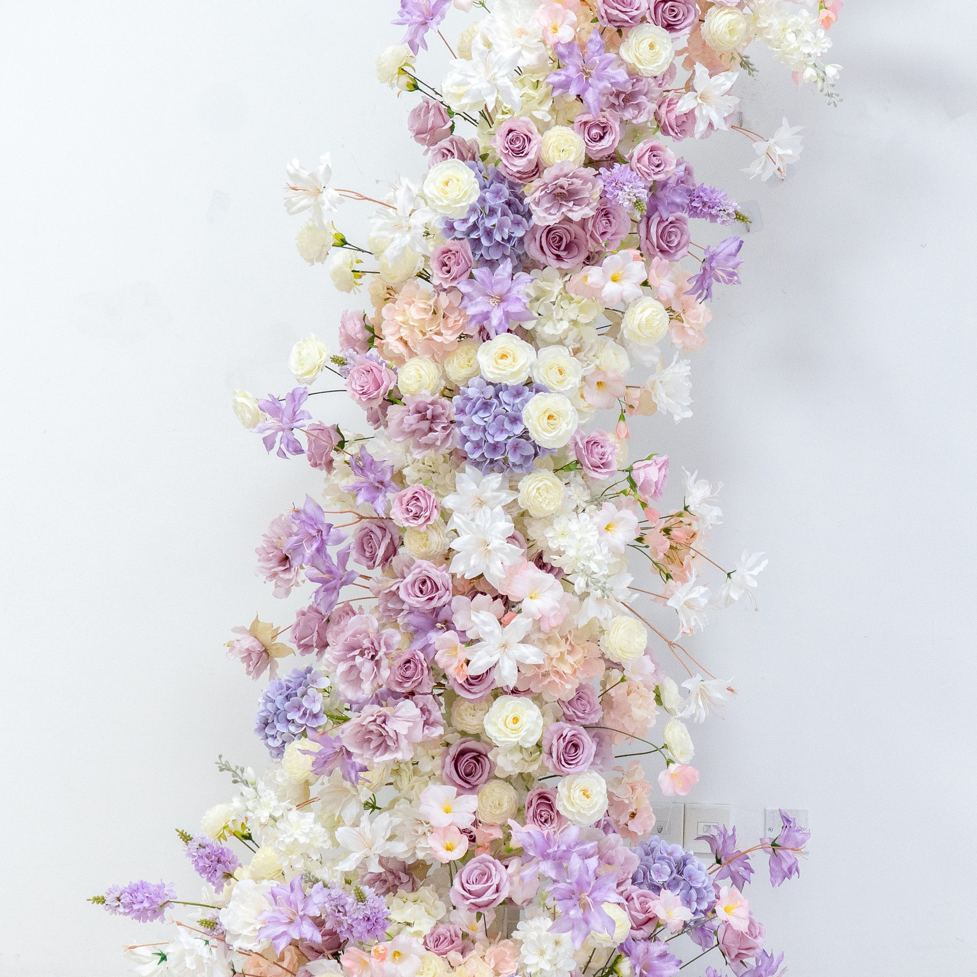Chloris: Wedding Party Background Floral Arch Decoration (Including Frame)