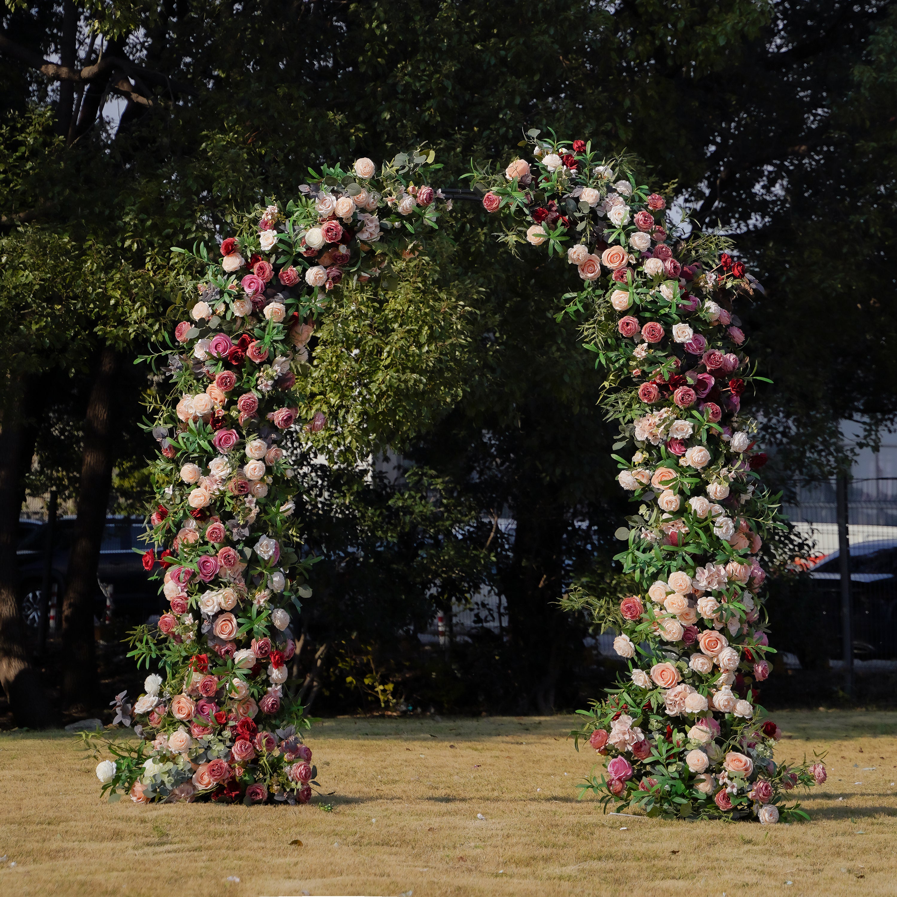 Moet: New Wedding Party Background Floral Arch Decoration Including Frame