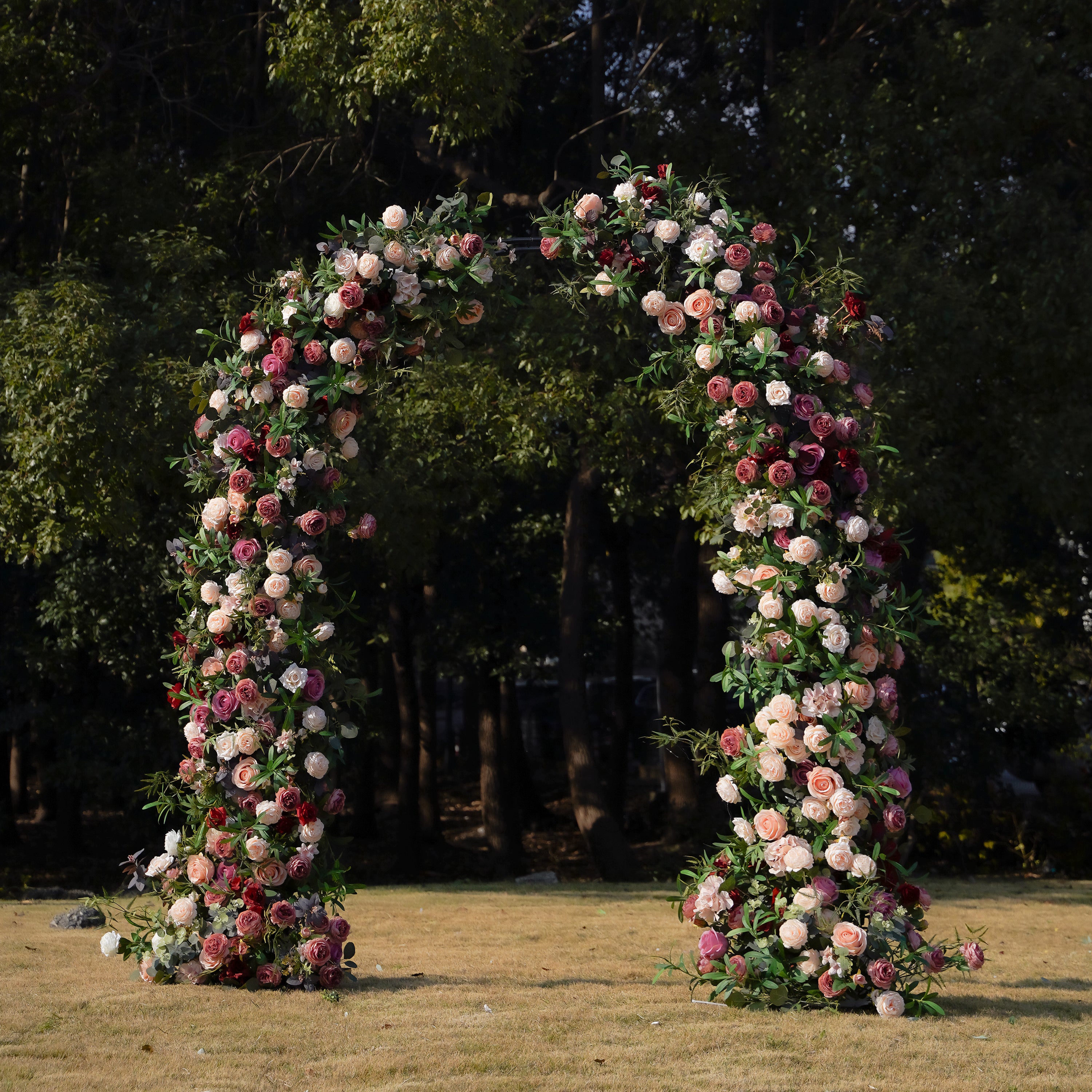 Moet: New Wedding Party Background Floral Arch Decoration Including Frame