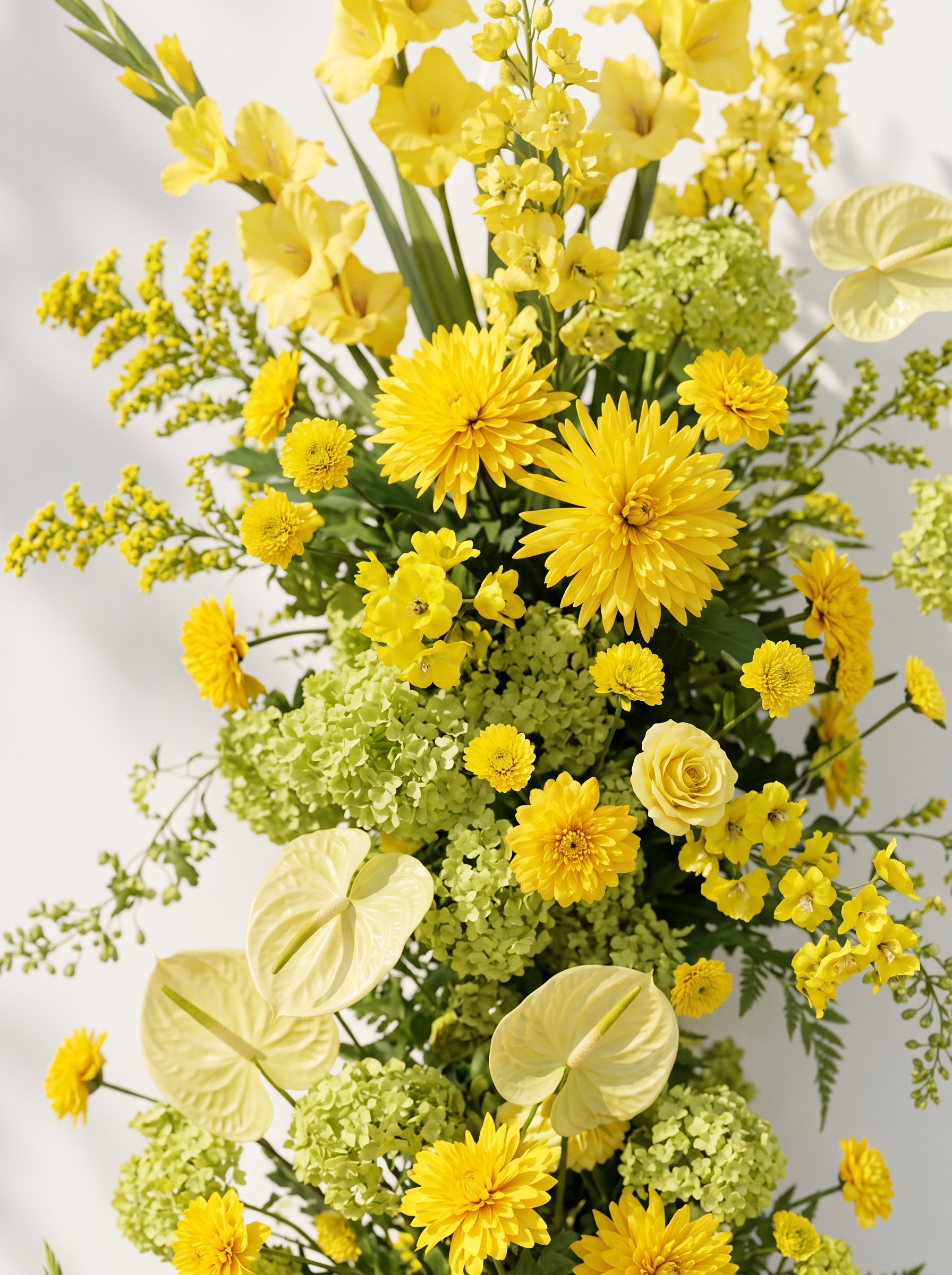 Dorlisse: Wedding Background Arch Pillar Decorative Flower Row Excluding Frame — floral detail