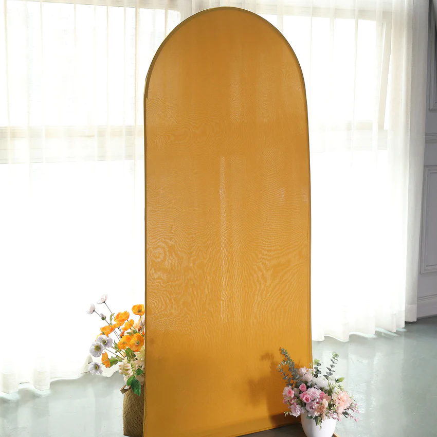 E010: 2023 New Wedding Backdrop Stand Covers Wedding Arch Frame Covers Without Stand Rose Morning
