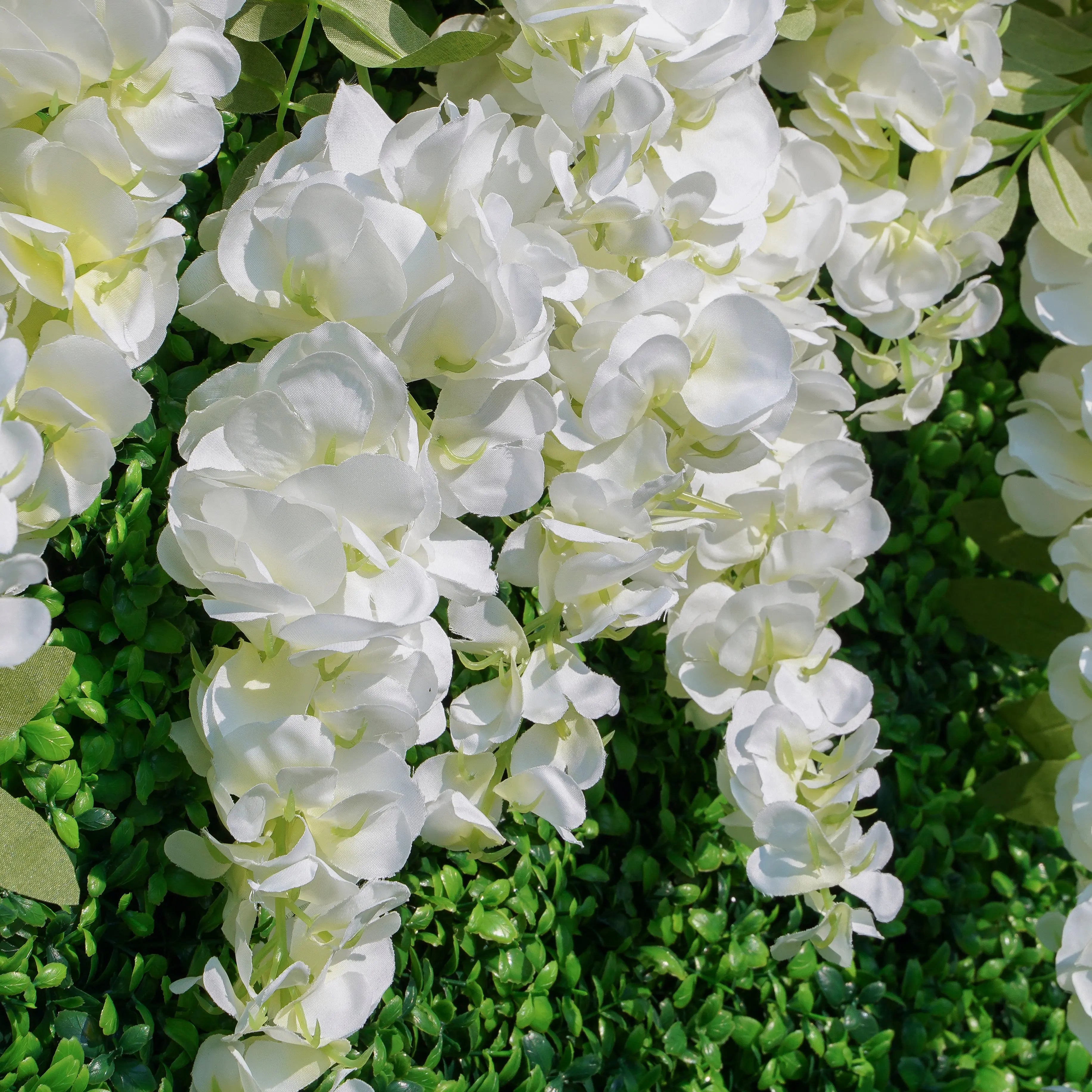Eling:2D Fabric Artificial rolling up curtain flower wall