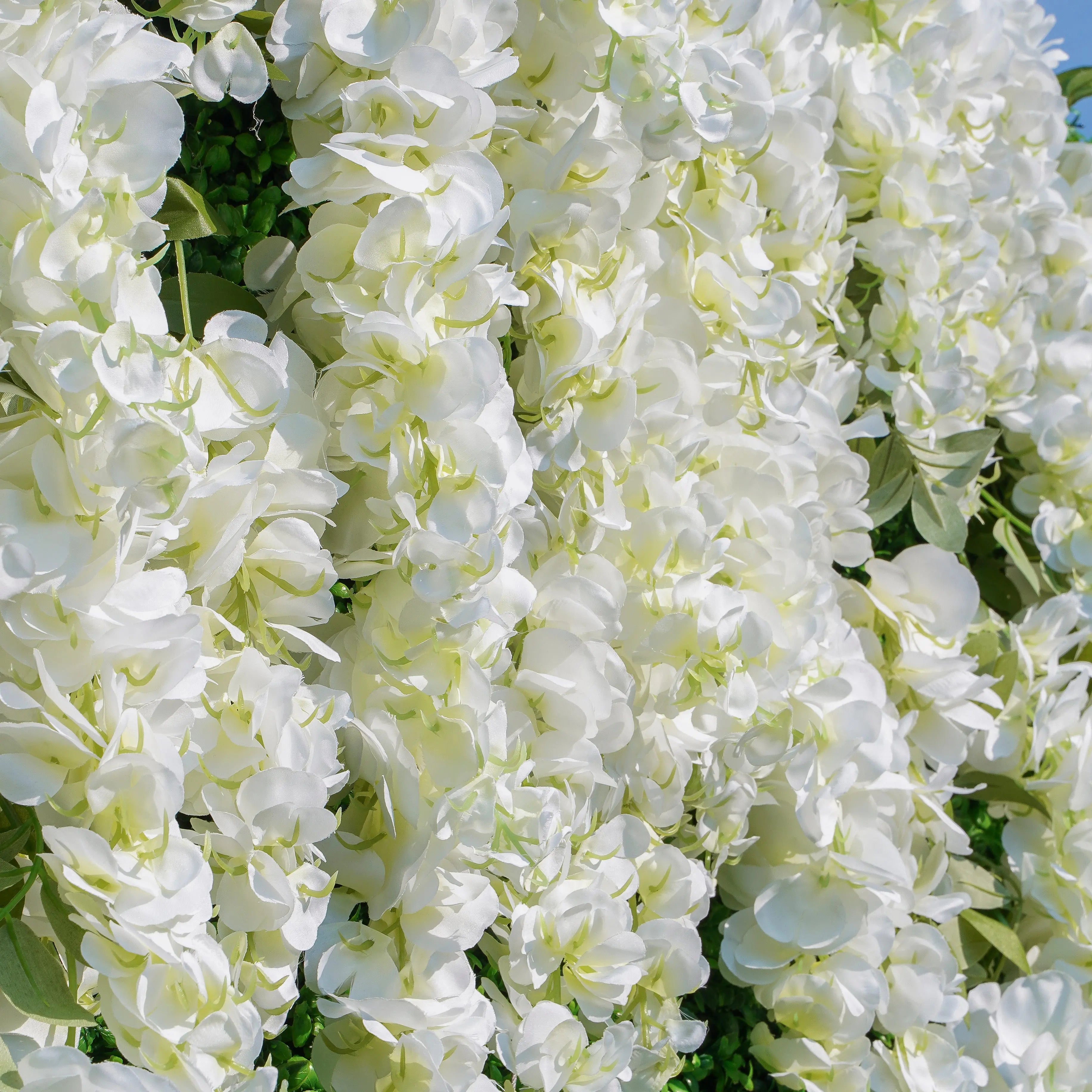 Eling:2D Fabric Artificial rolling up curtain flower wall