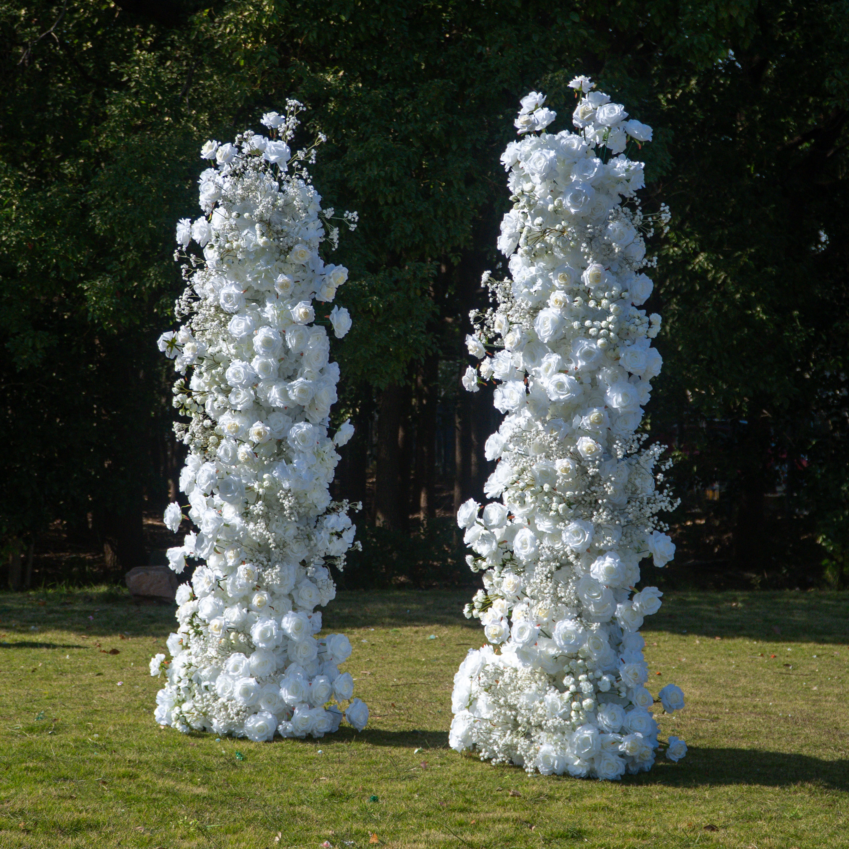 Blessing:Wedding Party Background Floral Arch Decoration (Including Frame)