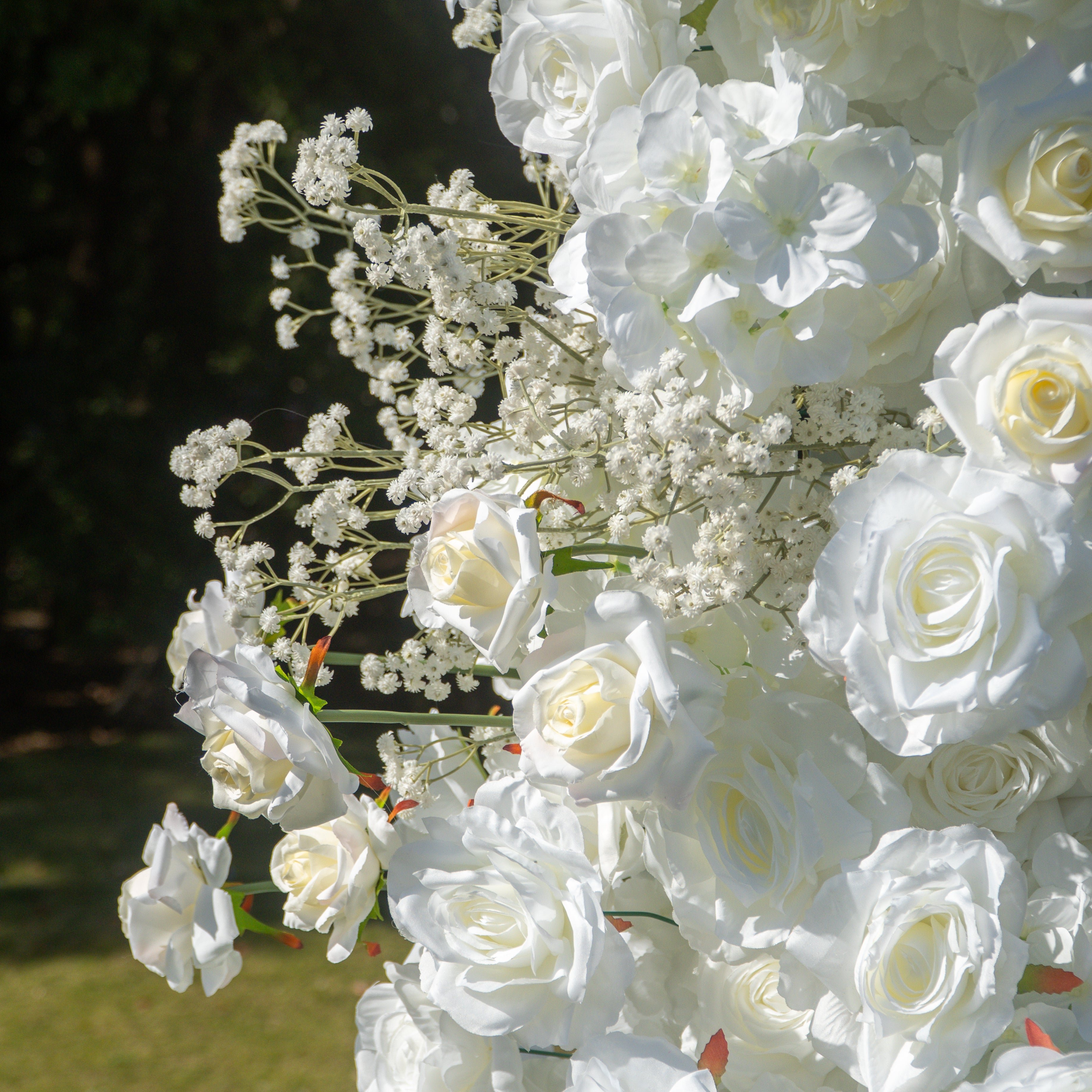 Blessing:Wedding Party Background Floral Arch Decoration (Including Frame)