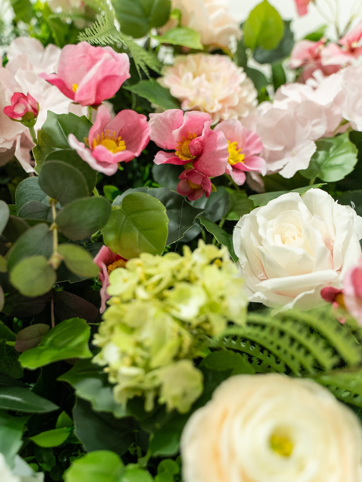 Gemila: 5D Fabric Artificial Zip Up Curtain Flower Wall For Wedding and Events Decoration