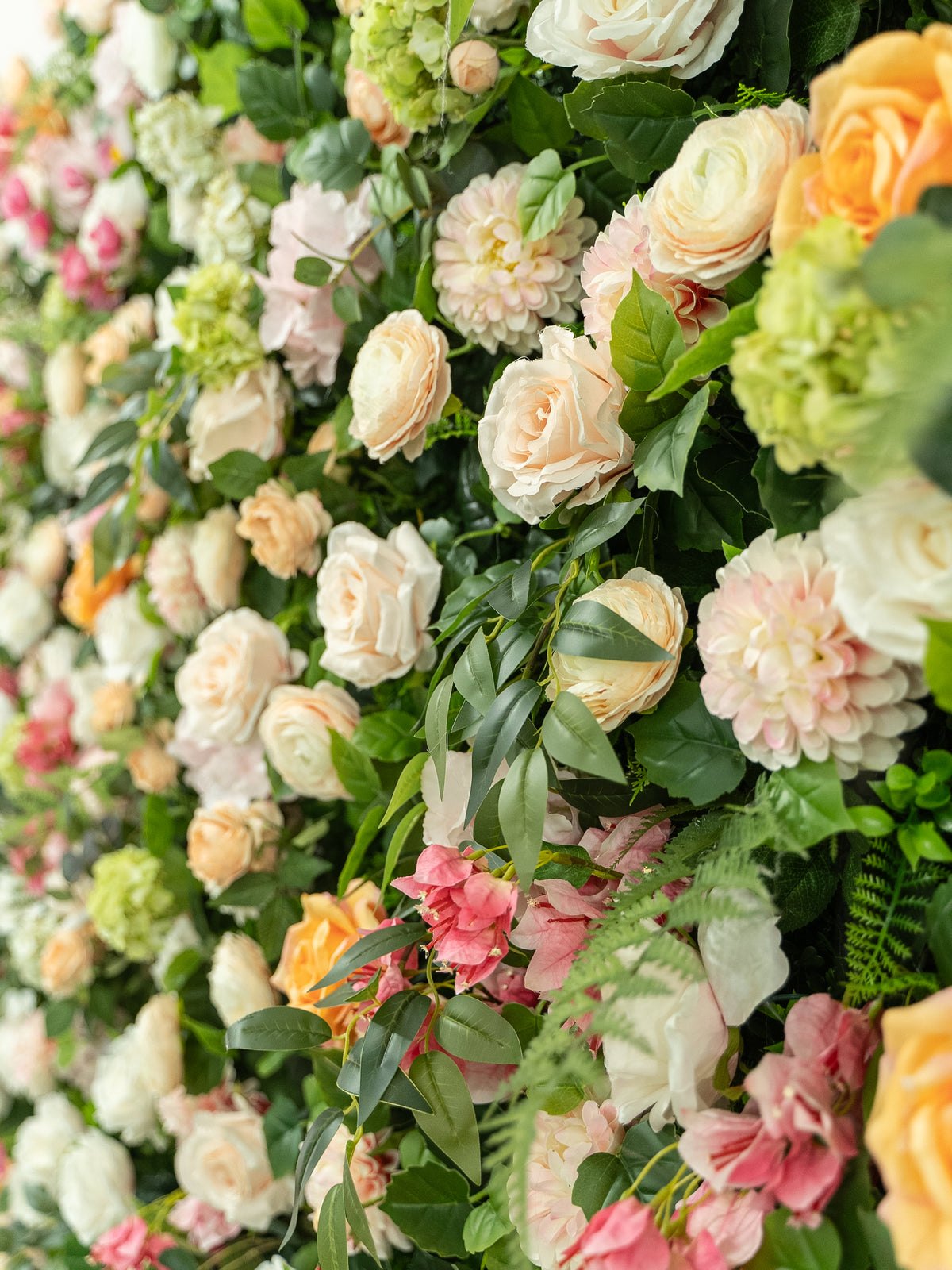 Gemila: 5D Fabric Artificial Zip Up Curtain Flower Wall For Wedding and Events Decoration