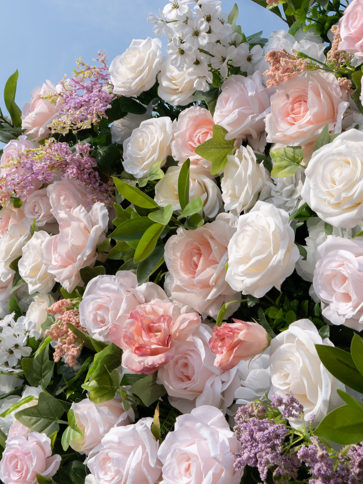 Gilda: 4D Fabric Artificial Zip Up Curtain Flower Wall For Wedding and Events Decoration