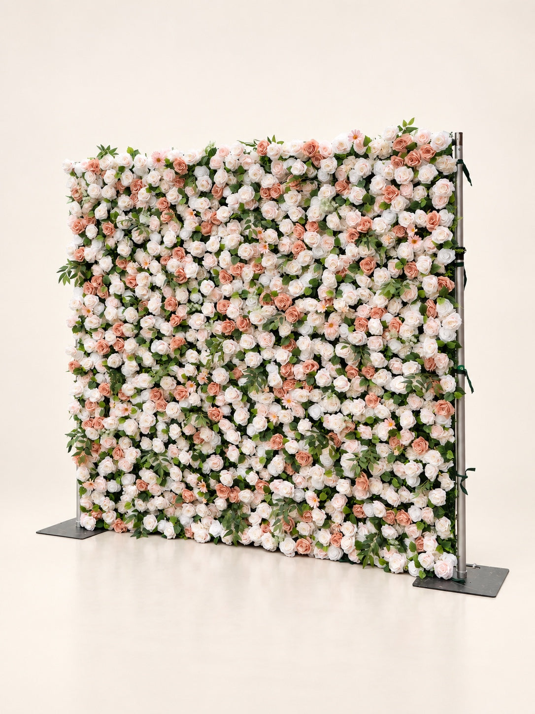 Givelle: 4D Fabric Artificial Zip Up Curtain Flower Wall For Wedding and Events Decoration