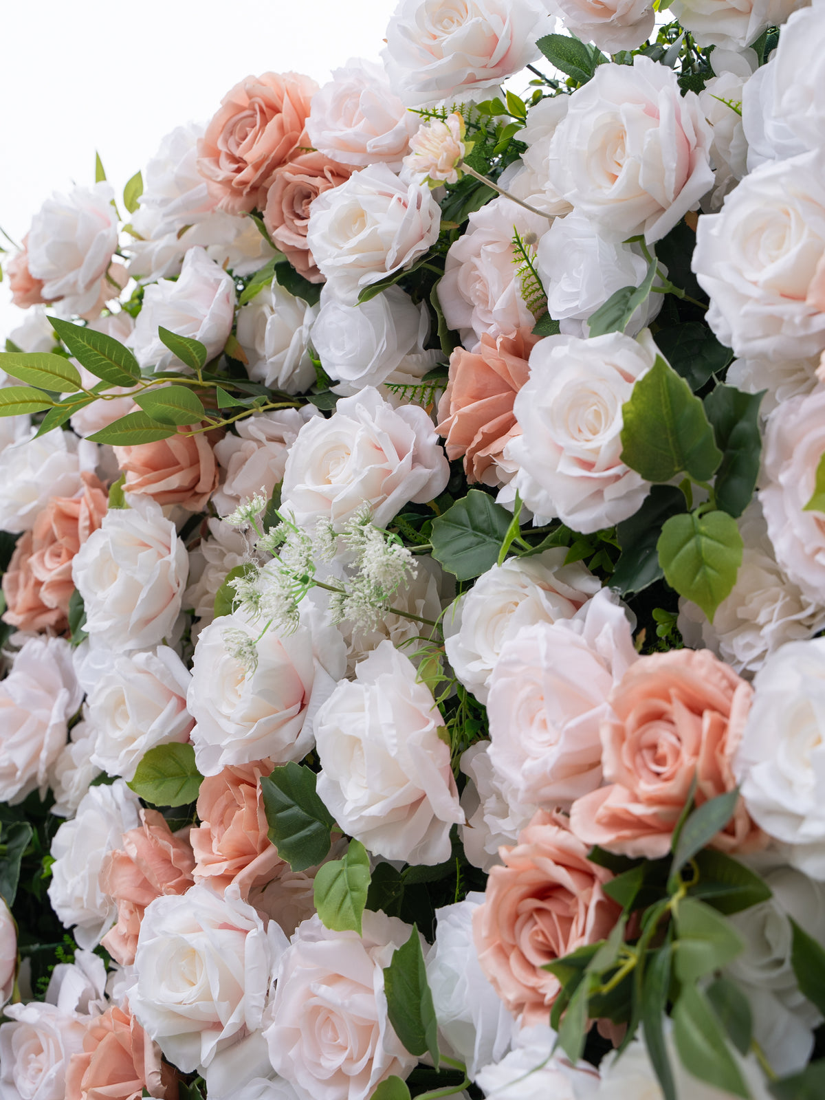 Givelle: 4D Fabric Artificial Zip Up Curtain Flower Wall For Wedding and Events Decoration