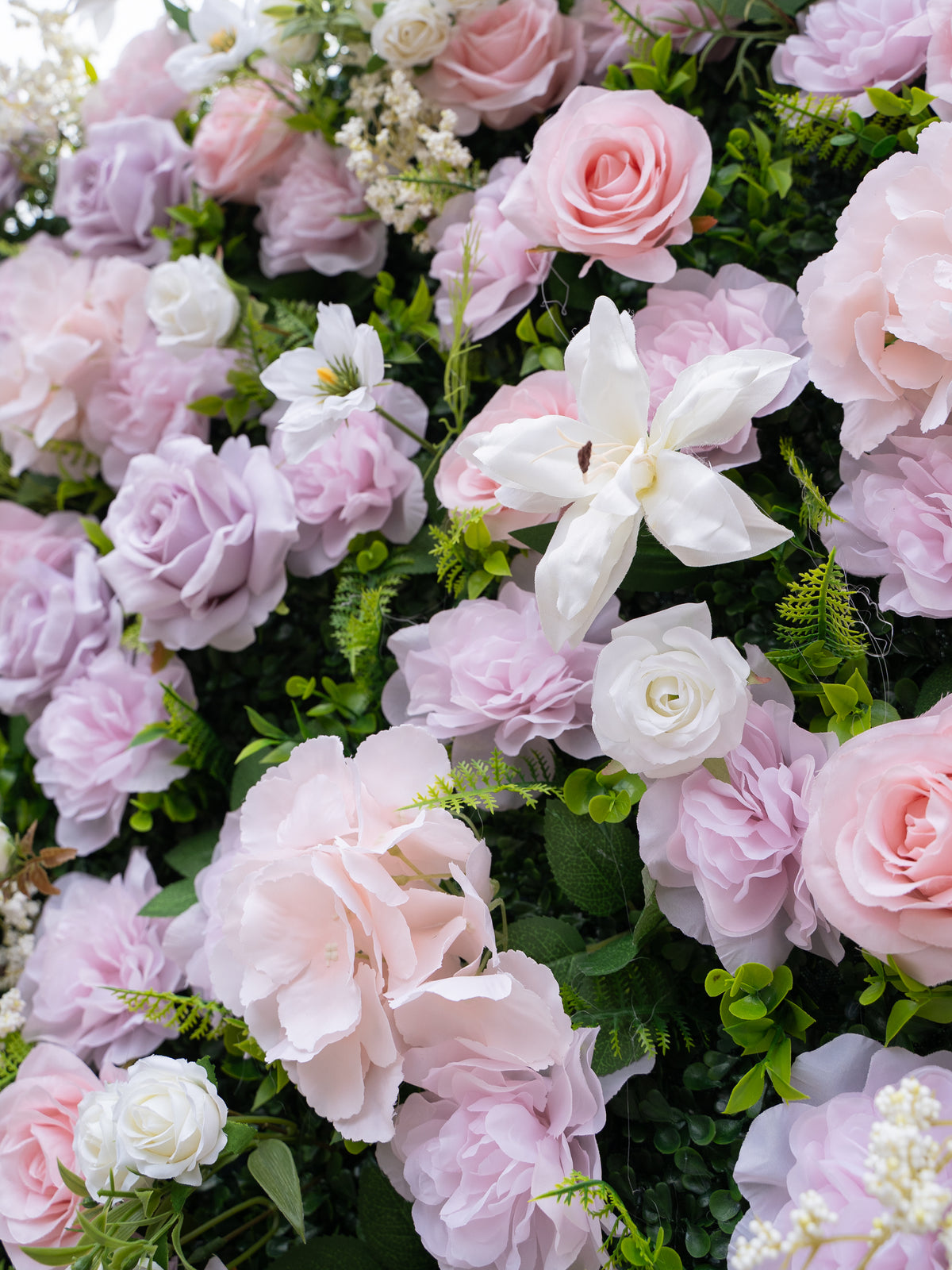 Gwenda: 3D Fabric Artificial Zip Up Curtain Flower Wall For Wedding and Events Decoration