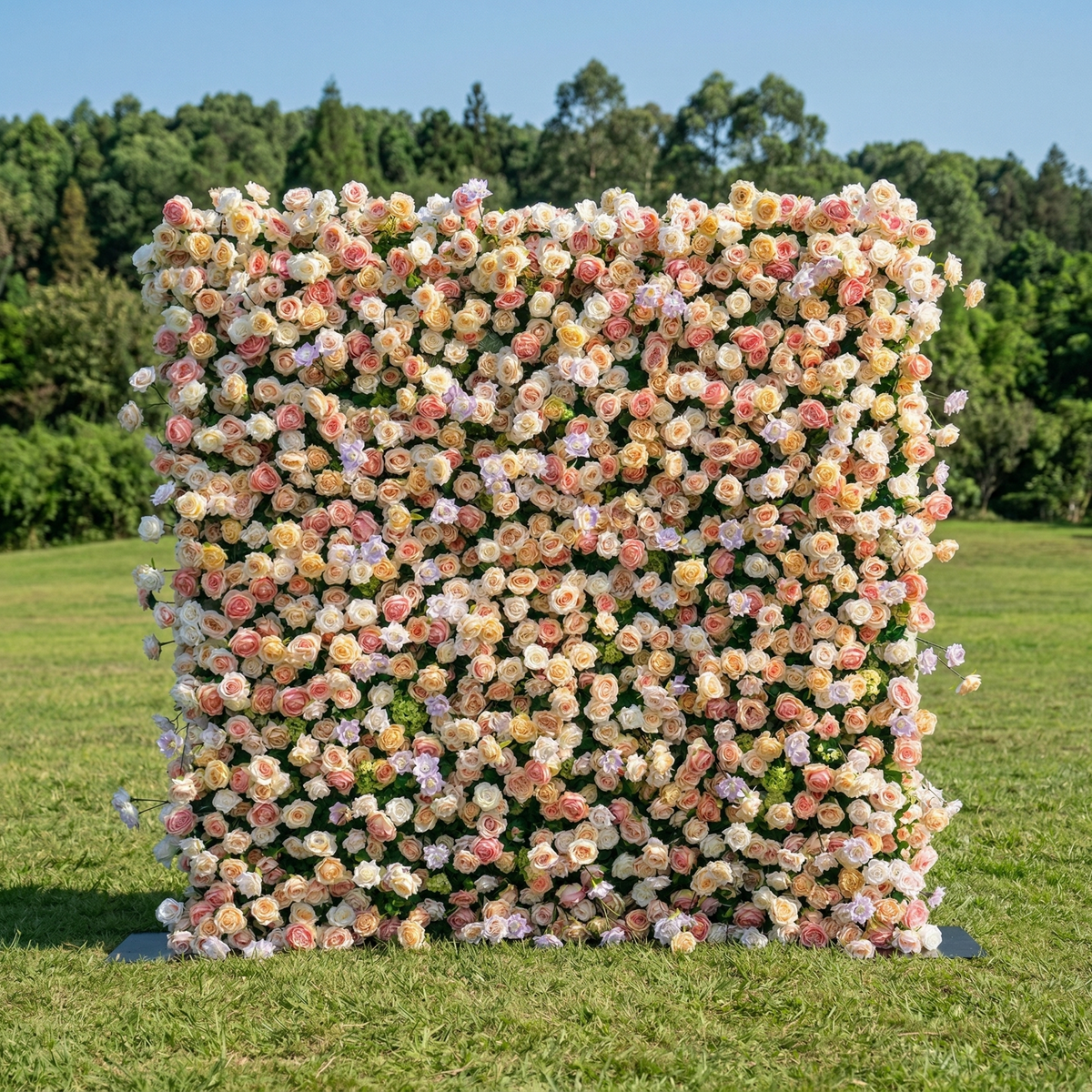 Florenza: 3D Fabric Artificial Zip Up Curtain Flower Wall For Wedding and Events Decoration
