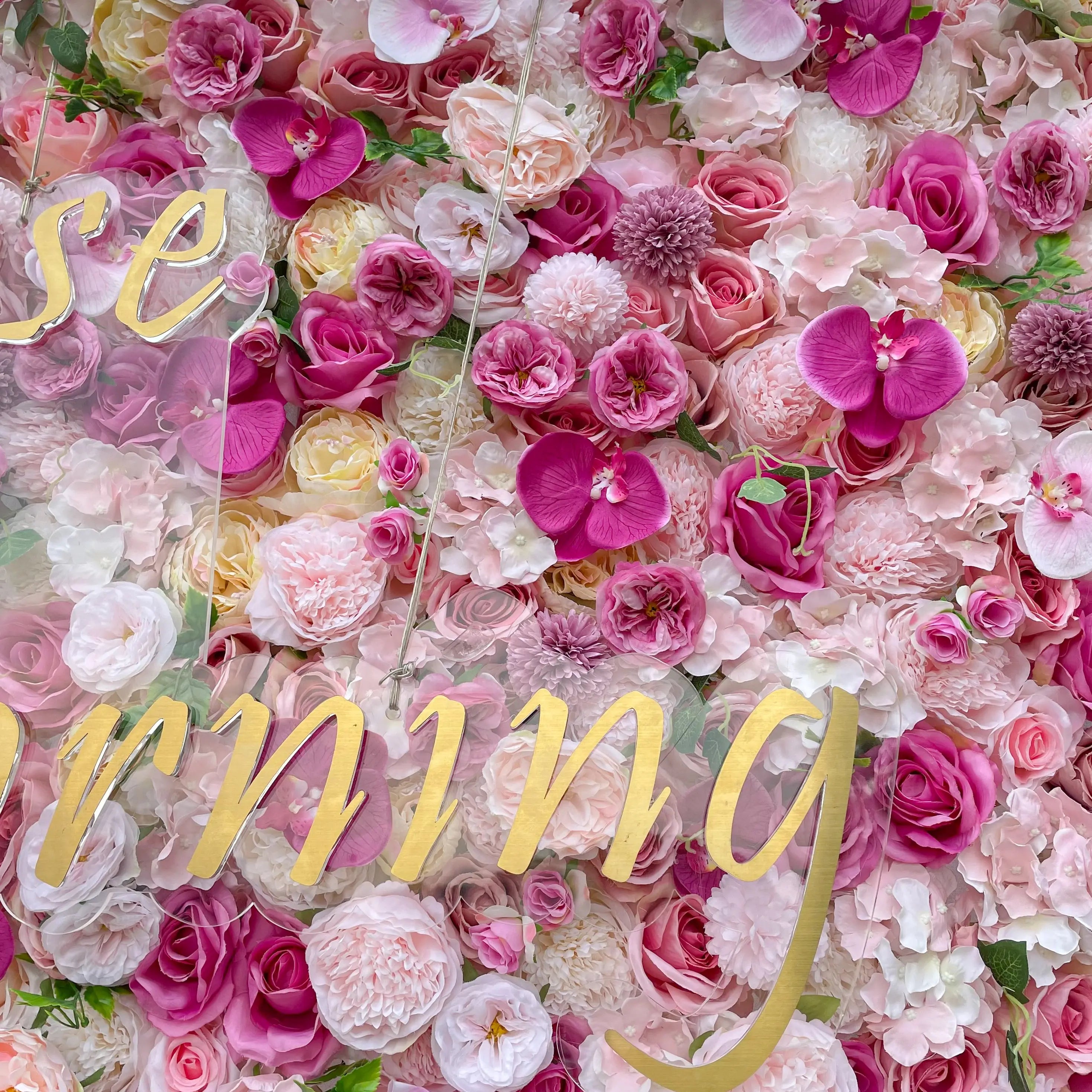 Juliet:5D Fabric Artificial rolling up curtain flower wall