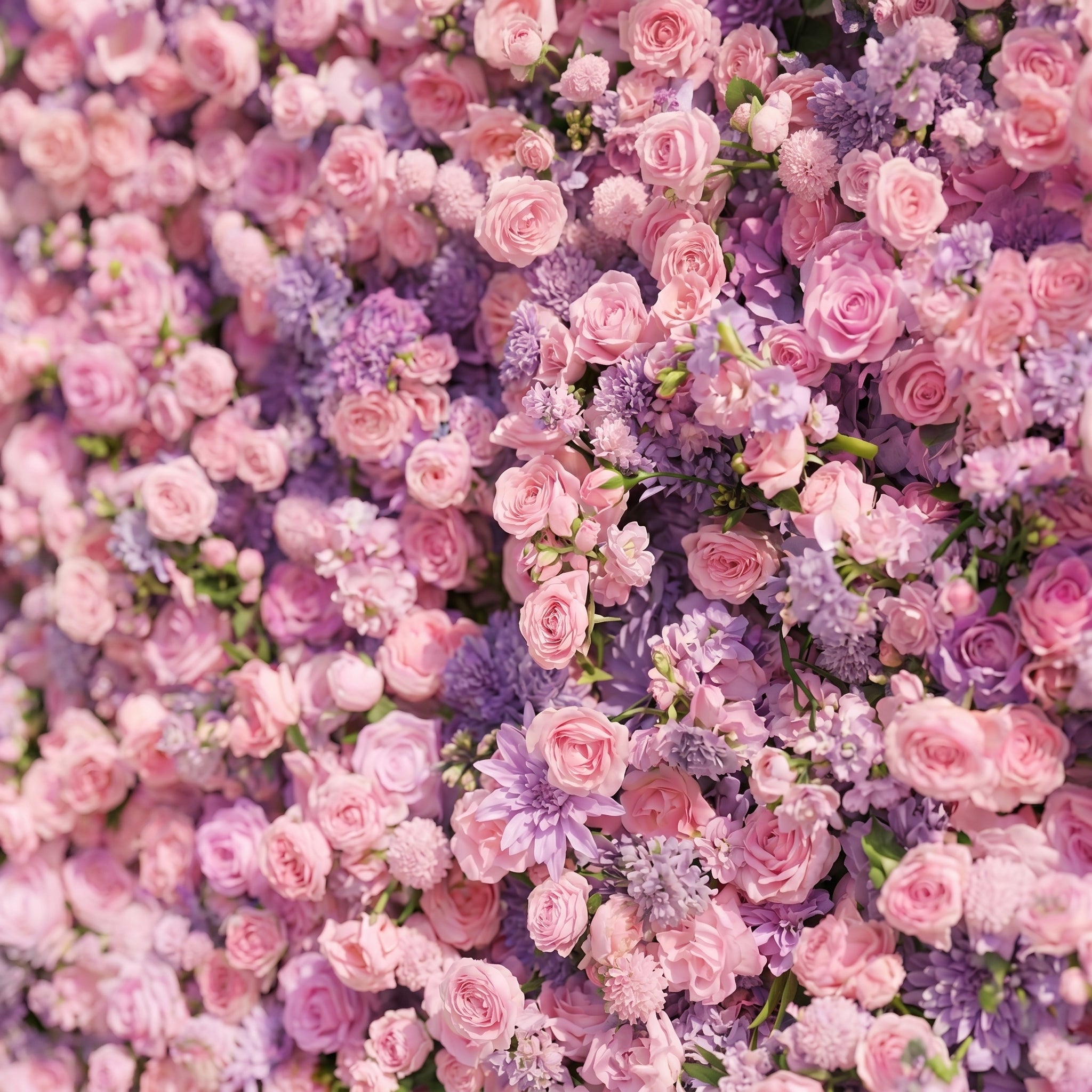 Keirrielle: Luxury 5D Lavender Purple & Soft Pink Silk Floral Wall Backdrop for Romantic Dreamy Weddings
