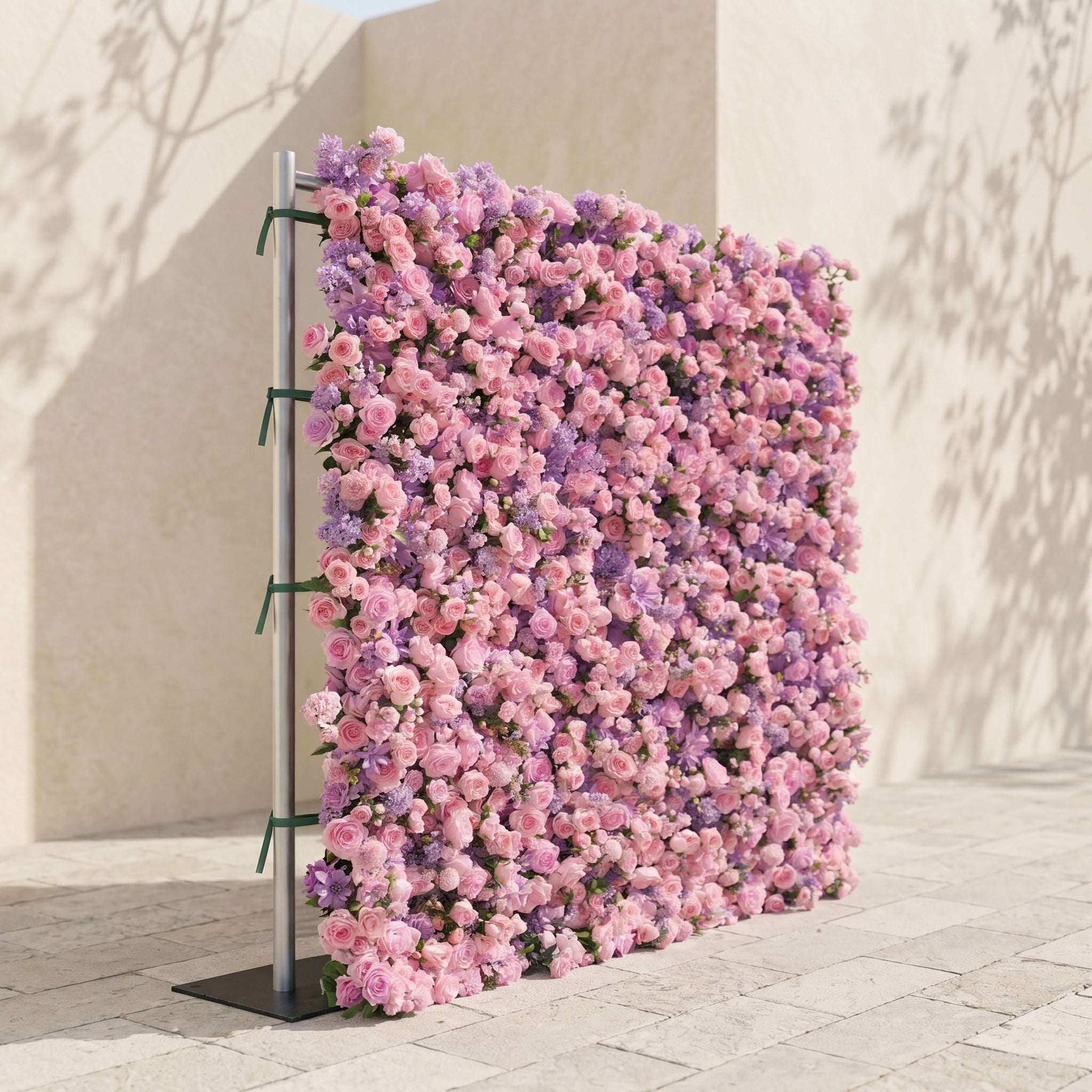 Keirrielle: Luxury 5D Lavender Purple & Soft Pink Silk Floral Wall Backdrop for Romantic Dreamy Weddings