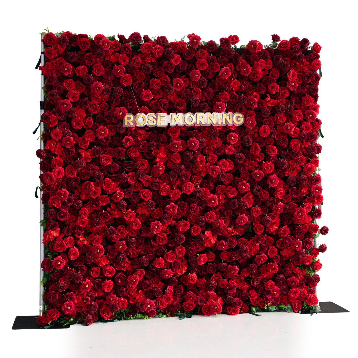 Luna Plus:3D Fabric Artificial rolling up curtain flower wall