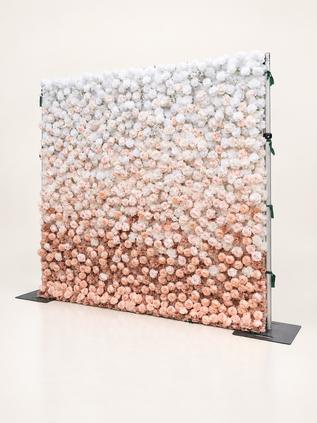 Marin: 5D Fabric Artificial Zip Up Curtain Flower Wall For Wedding and Events Decoration