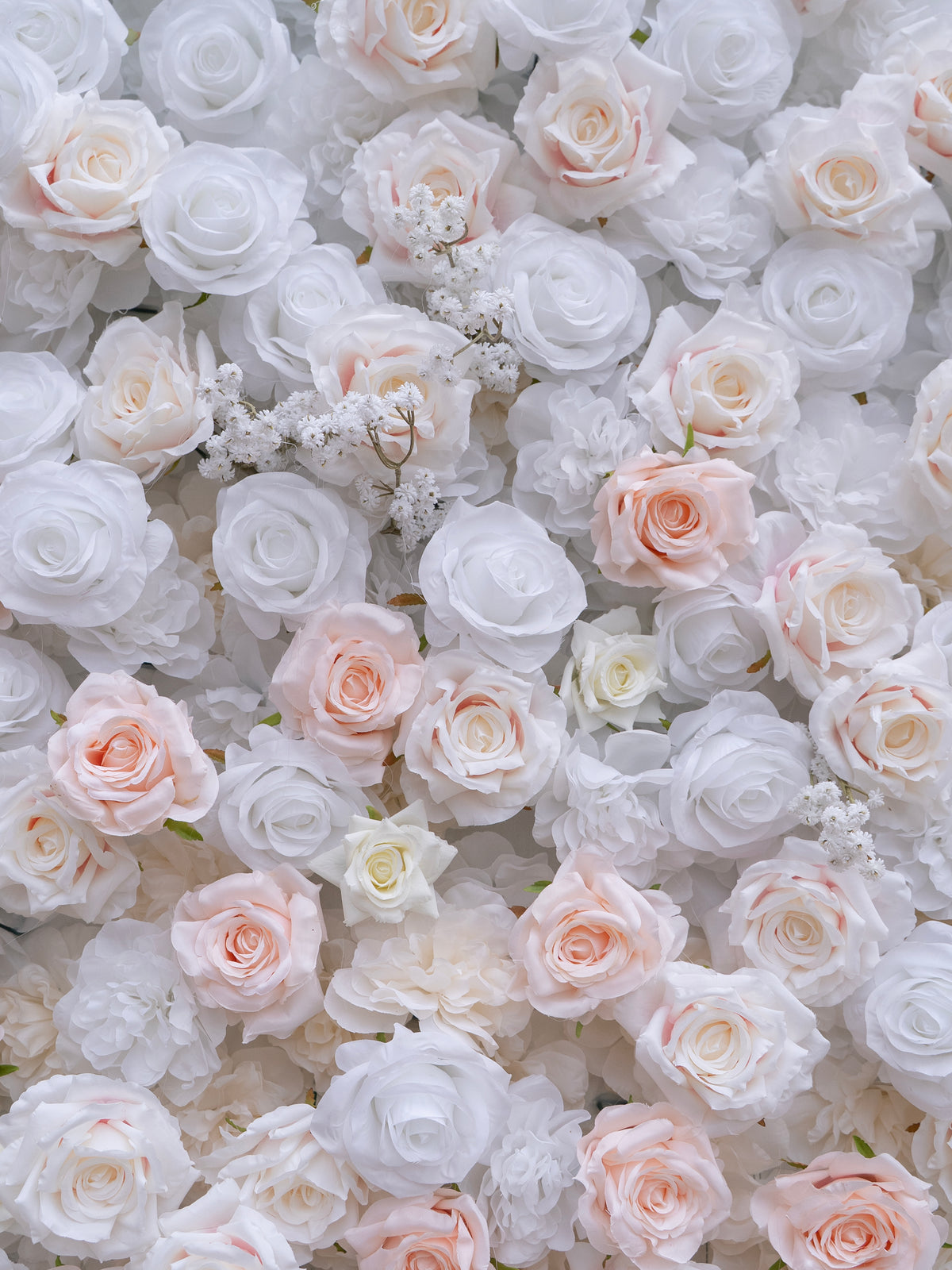 Marin: 5D Fabric Artificial Zip Up Curtain Flower Wall For Wedding and Events Decoration