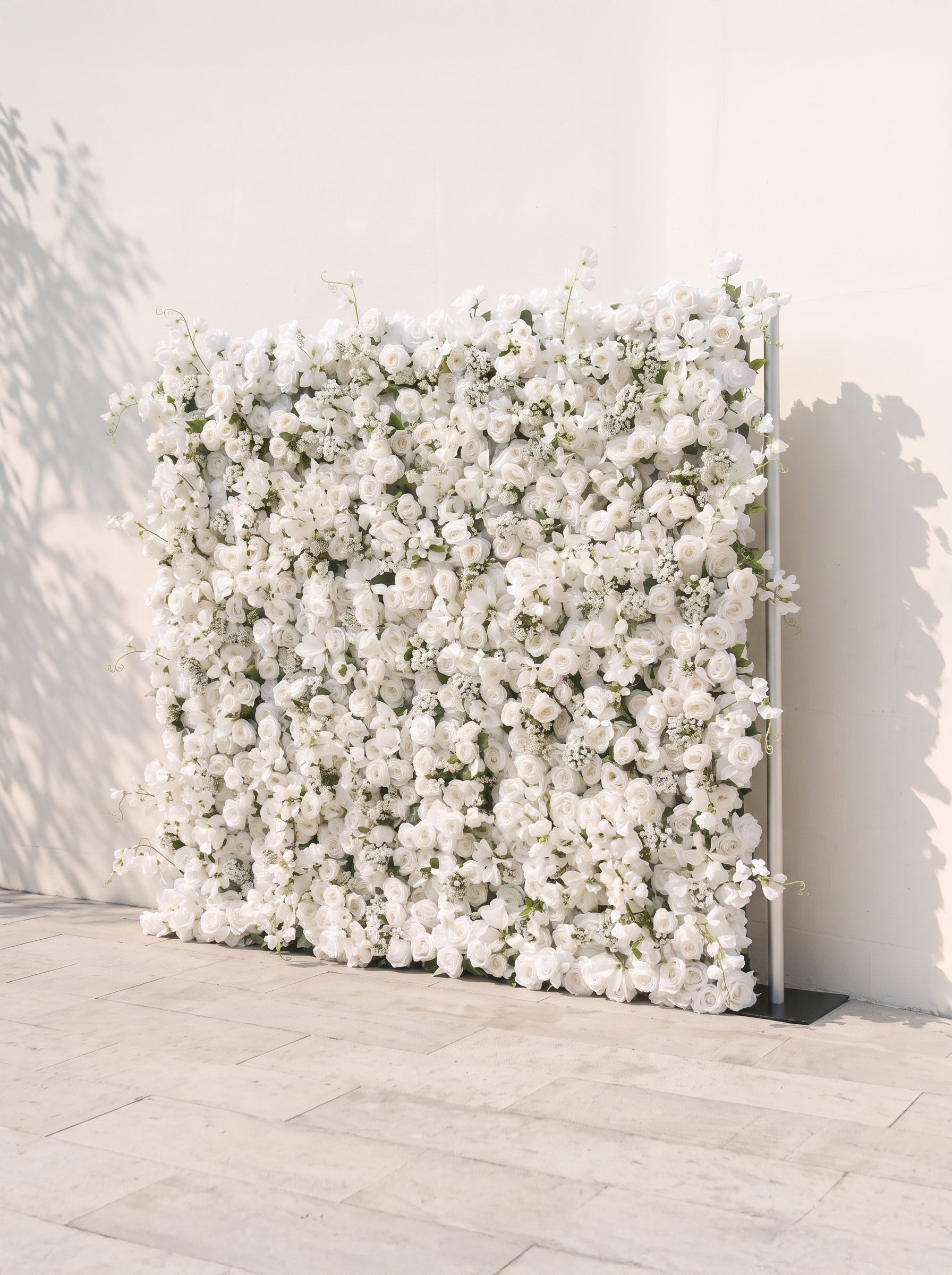 Melirae 5D Fabric Artificial rolling up curtain flower wall