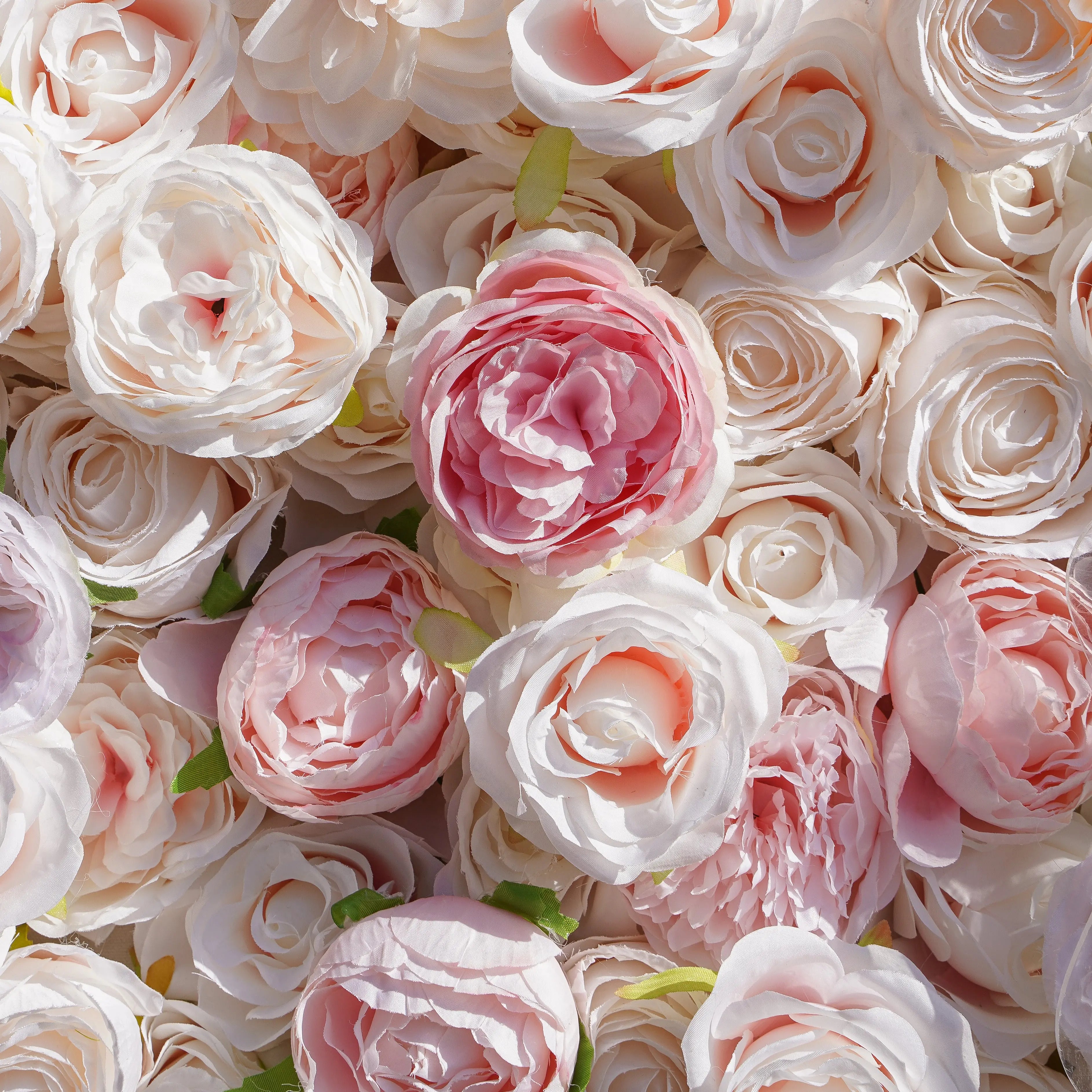 Miss Bella:3D Fabric Artificial rolling up curtain flower wall
