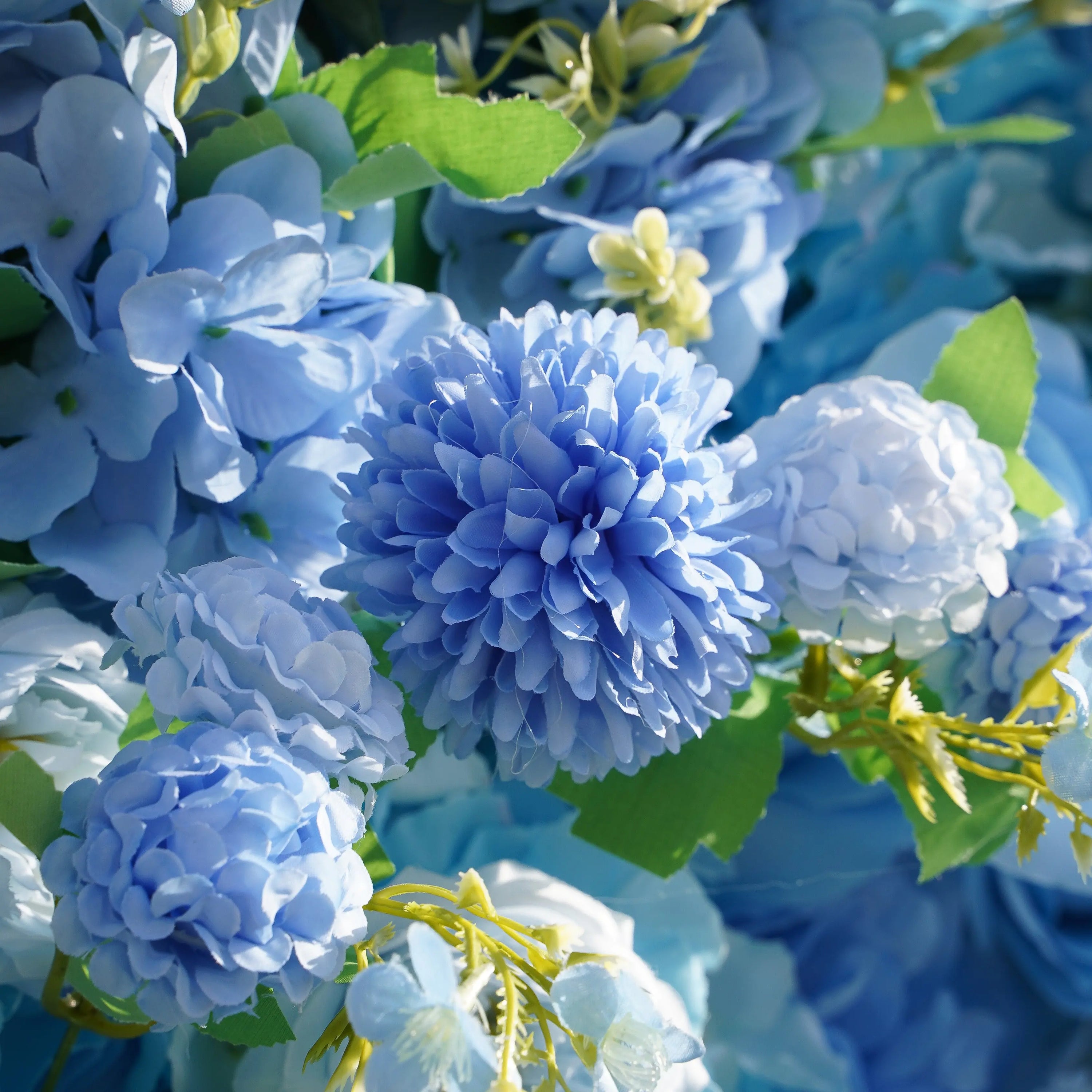 Molly:5D Fabric Artificial rolling up curtain flower wall (Ready to ship)