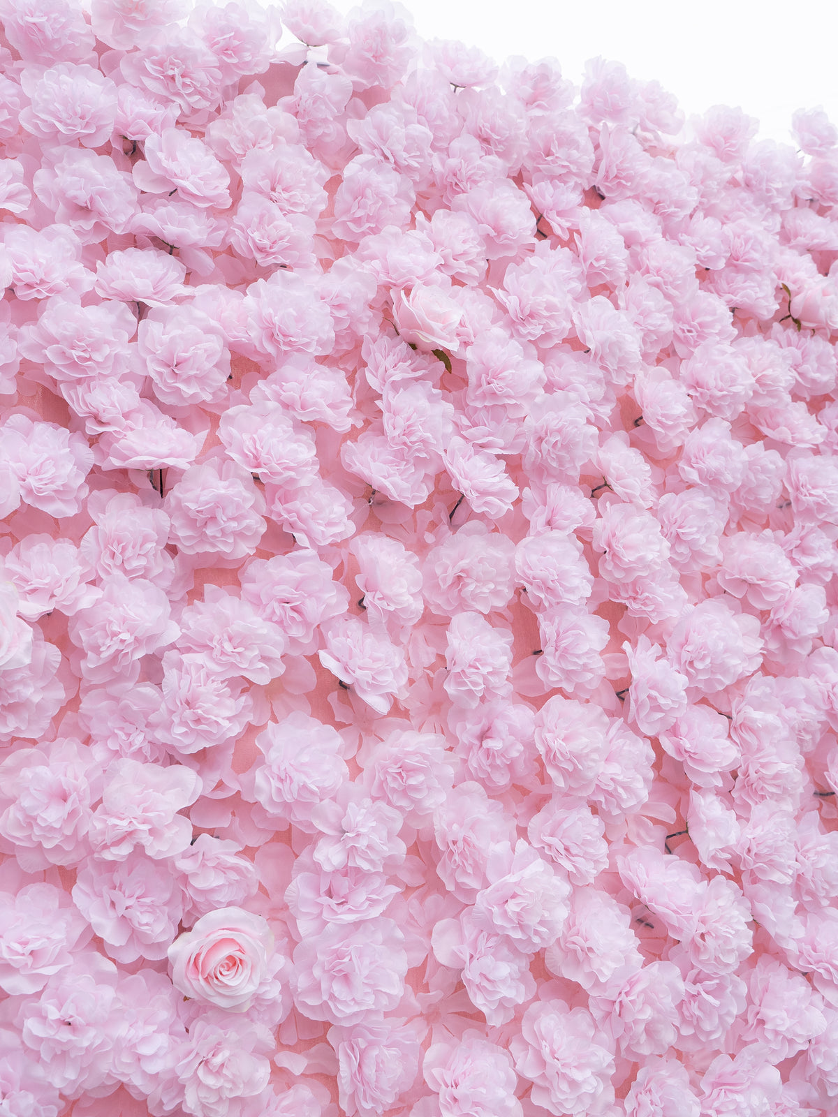 Mona: 2D Fabric Artificial Zip Up Curtain Flower Wall For Wedding and Events Decoration